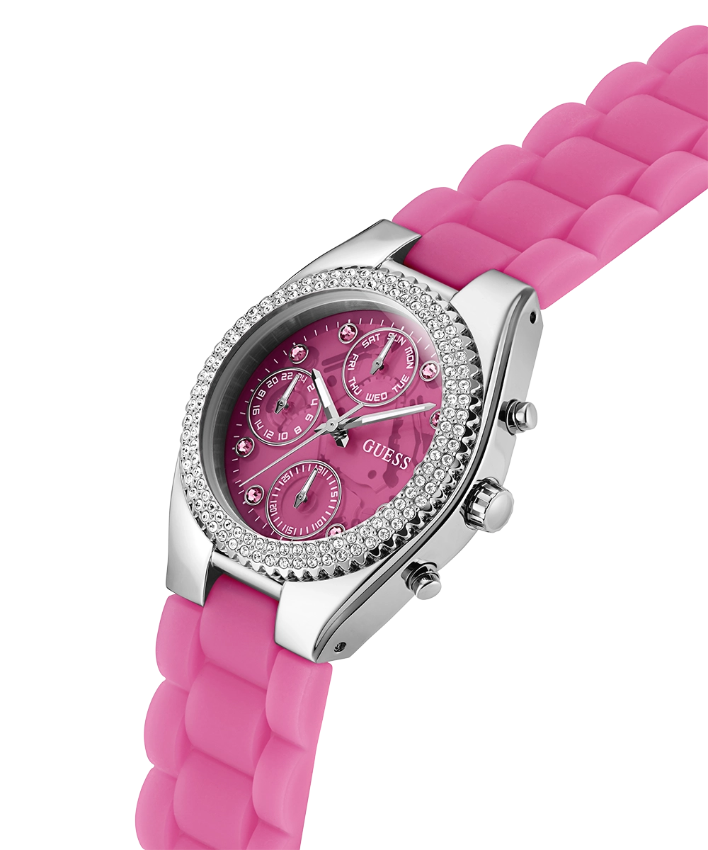 GUESS Ladies Sparkling Pink Limited Edition Watch