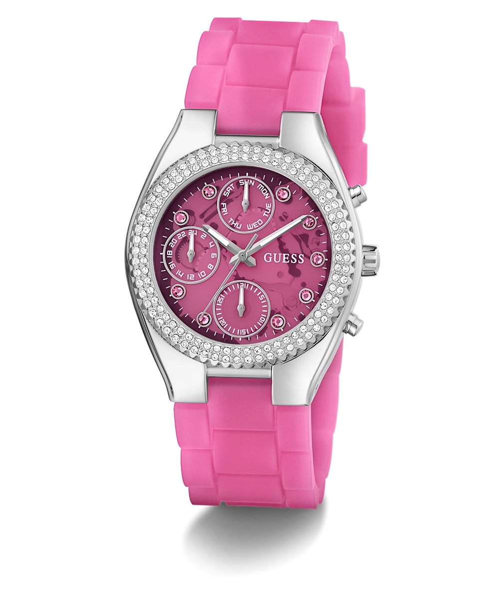 GUESS Ladies Sparkling Pink Limited Edition Watch