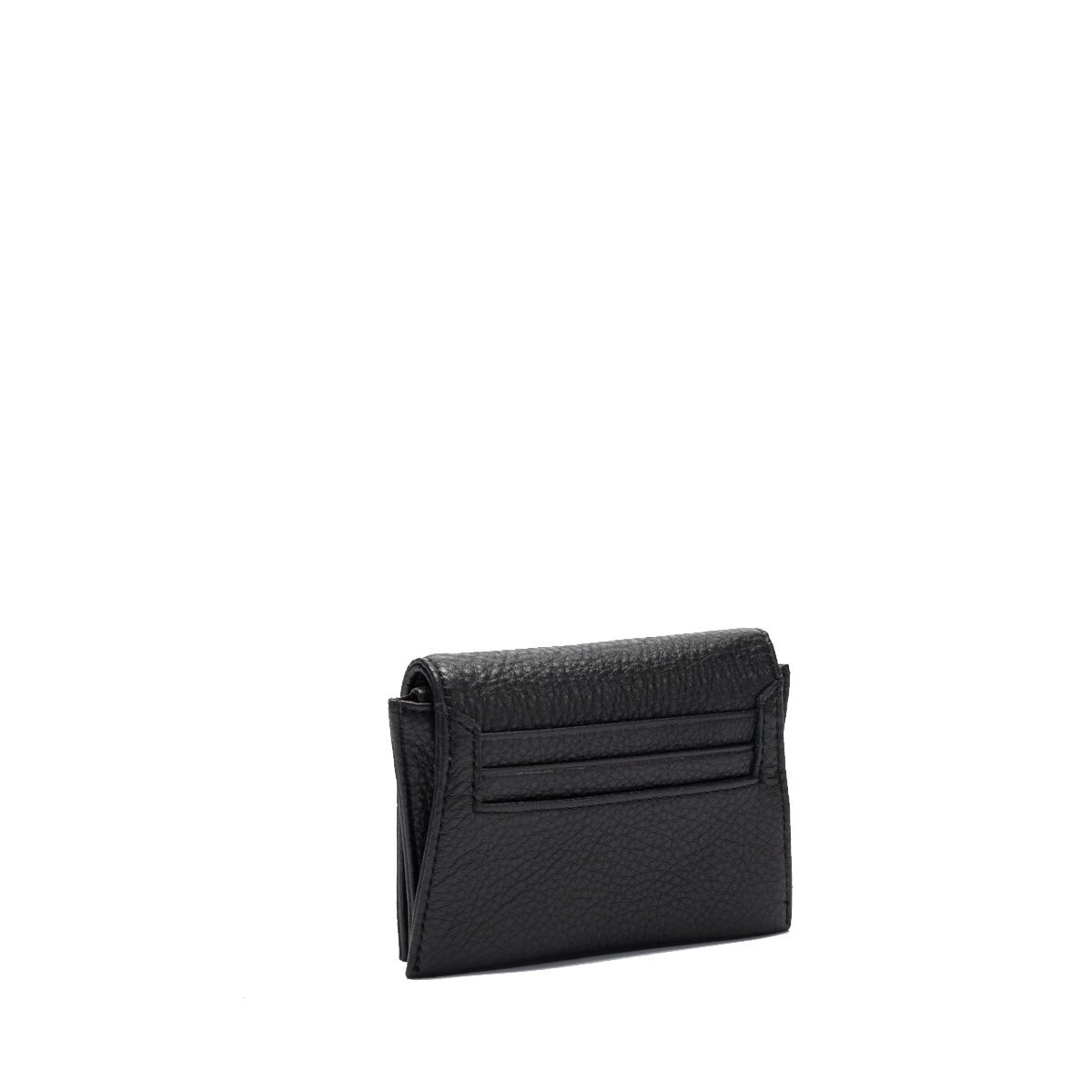 Hammitt Allen Wallet Black/Brushed Gold Red Zip