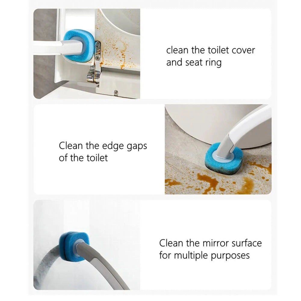 Home bathroom disposable cleaning artifact set toilet brush
