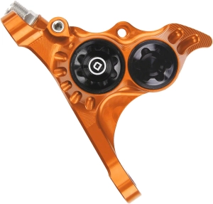 Hope RX4  Disc Brake Caliper - Flat Mount Front  20mm DOT Type Orange