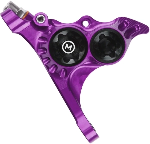 Hope RX4  Disc Brake Caliper - Flat Mount Front  20mm Mineral Oil Type Purple