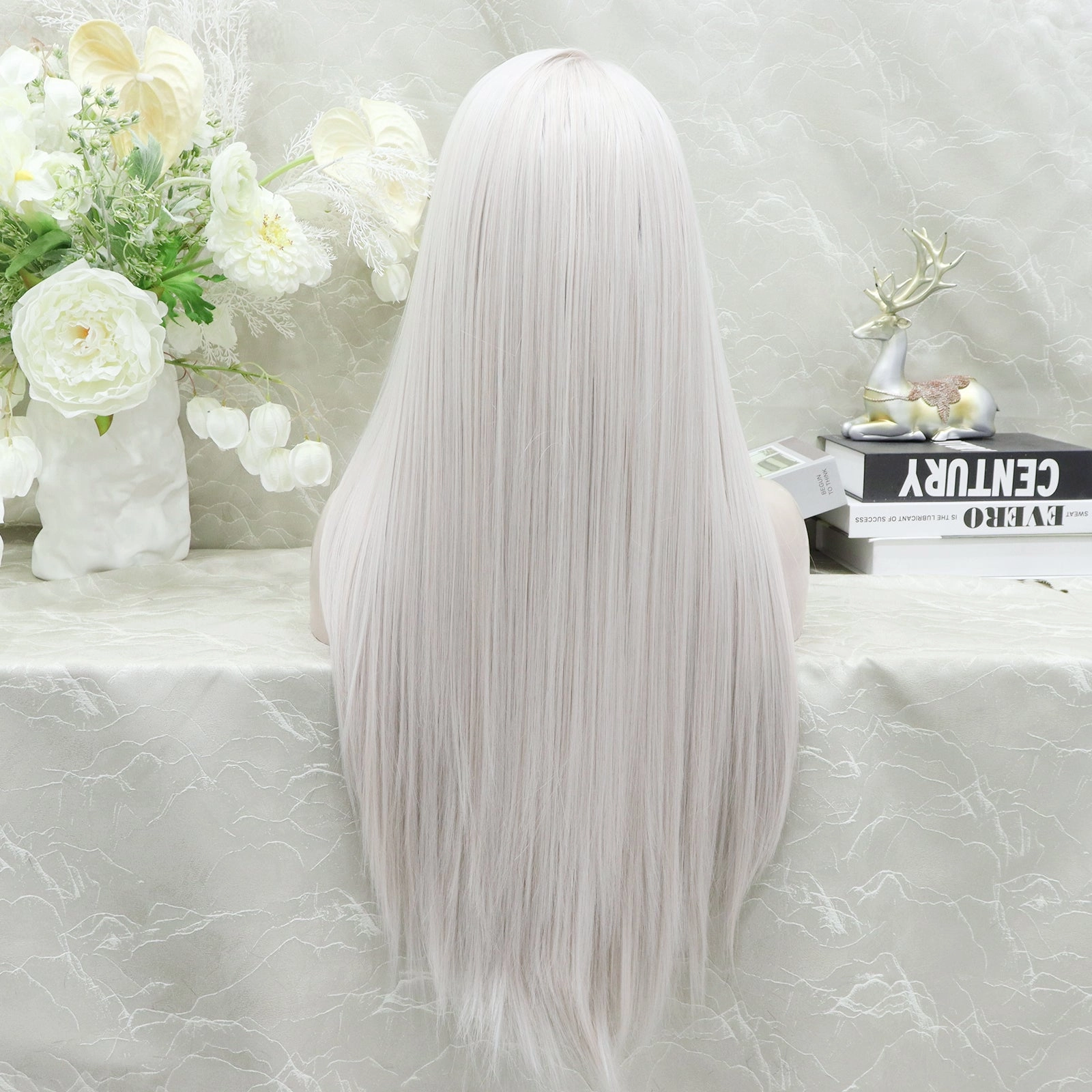 IMstyle Gracie Full lace Silky wigs 28 inches natural color straight style daily lace fronts wigs