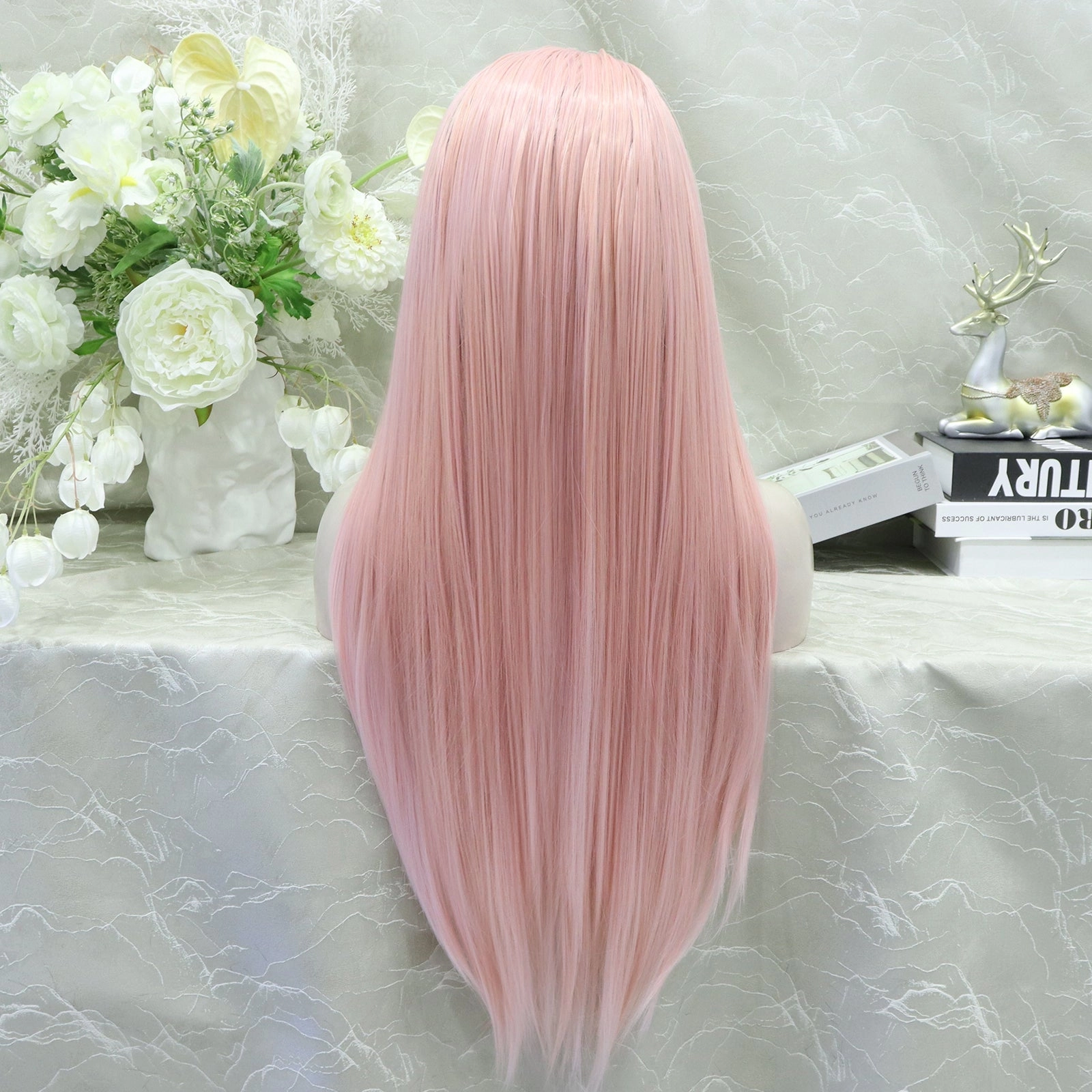 IMstyle Gracie Full lace Silky wigs 28 inches natural color straight style daily lace fronts wigs