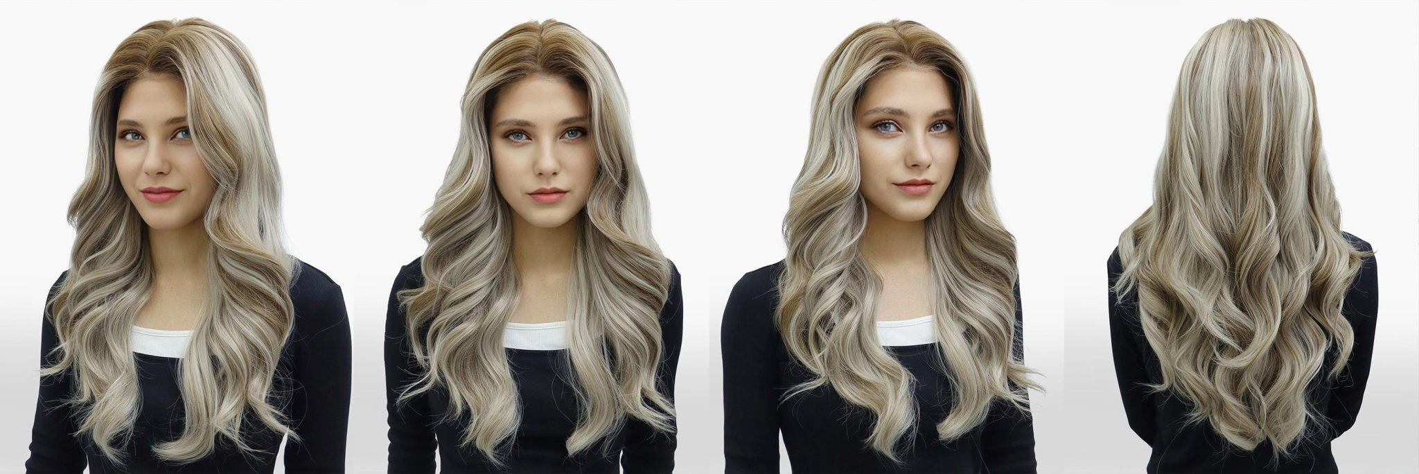 IMstyle Rachael 26inches Layer cut Ashy blonde warm Tone 13*6 free Parting lace Front Wig