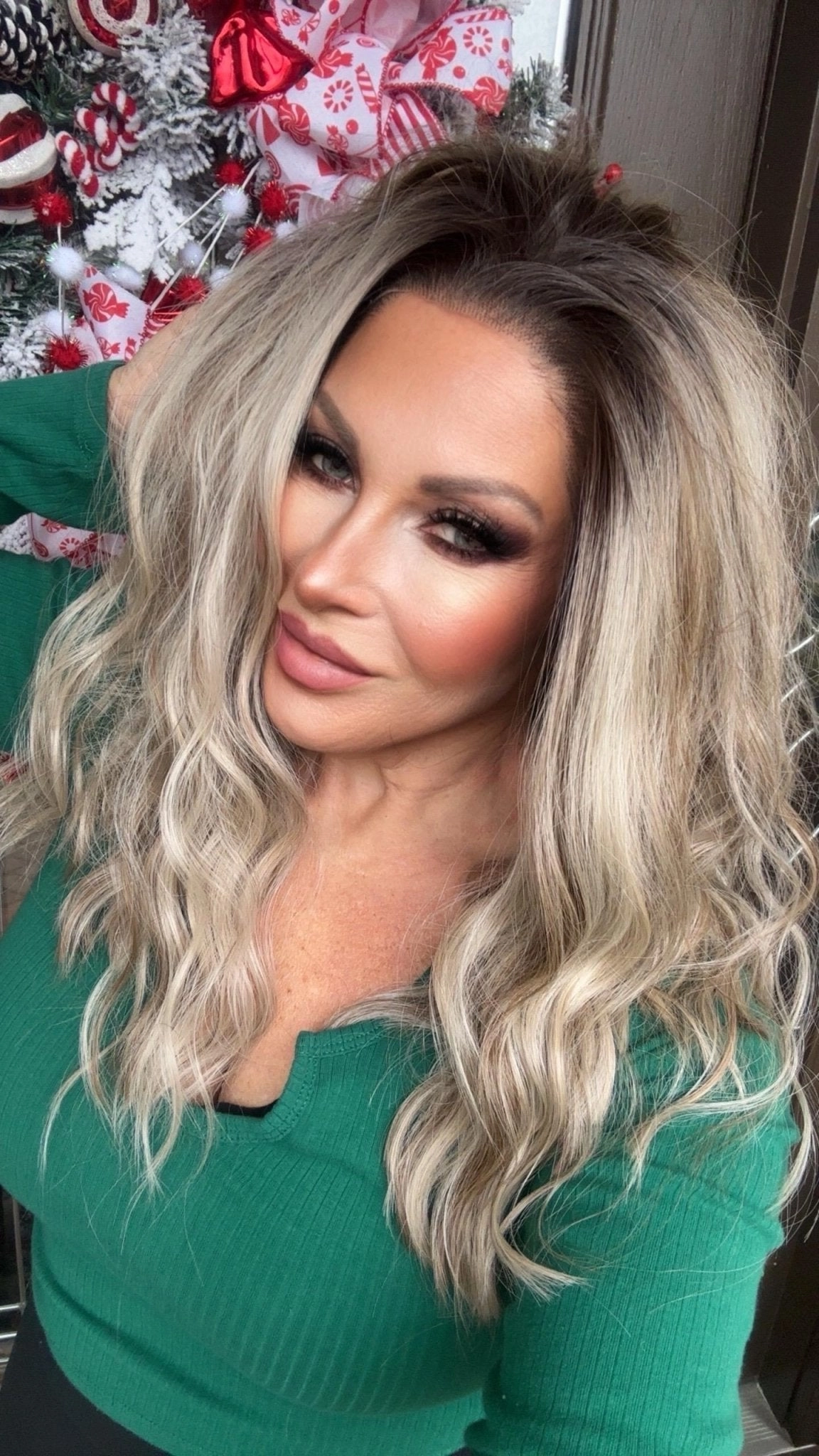 IMstyle TATA Wave Blonde Bob Style Summer vibe 13*4 lace Front Synthetic wig (Shara)