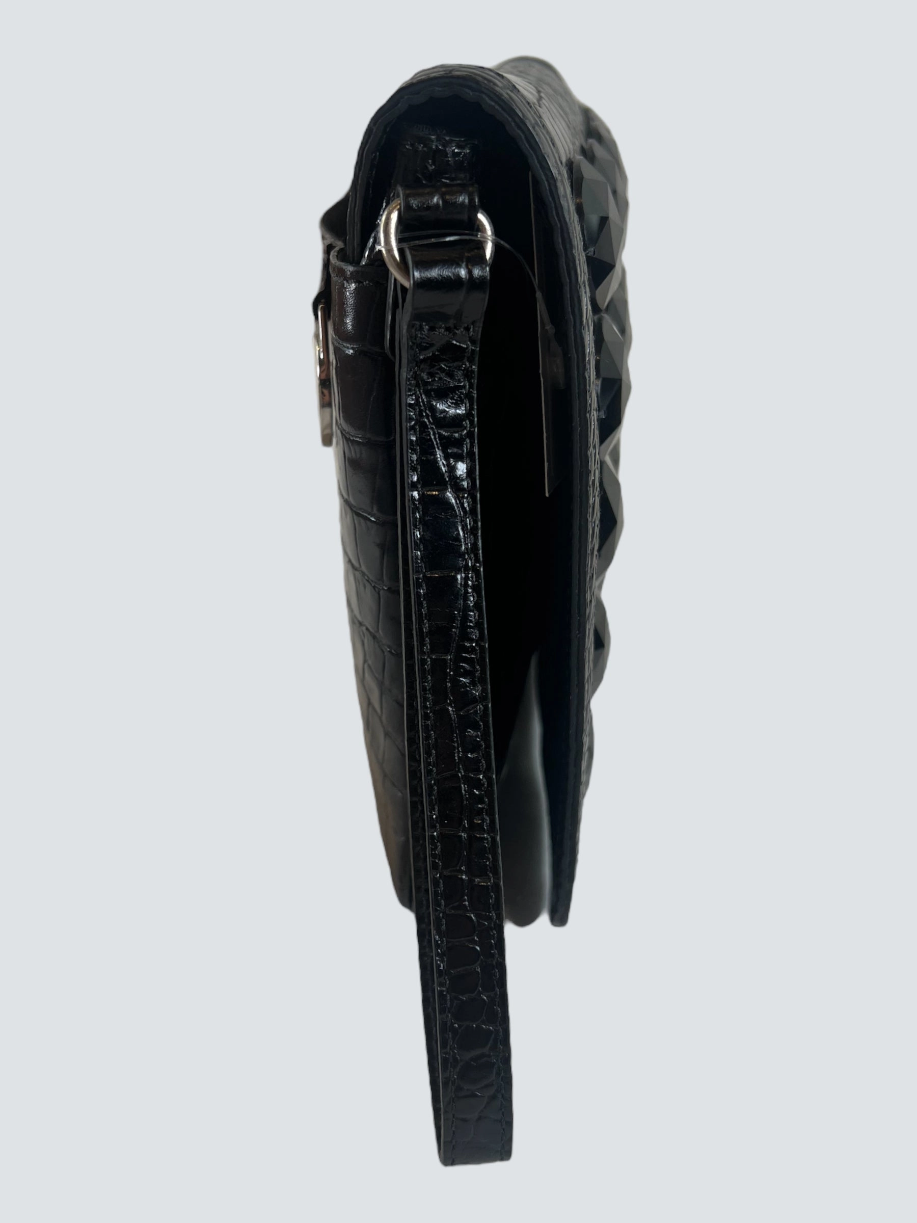 Jasper Conran Black Leather Clutch