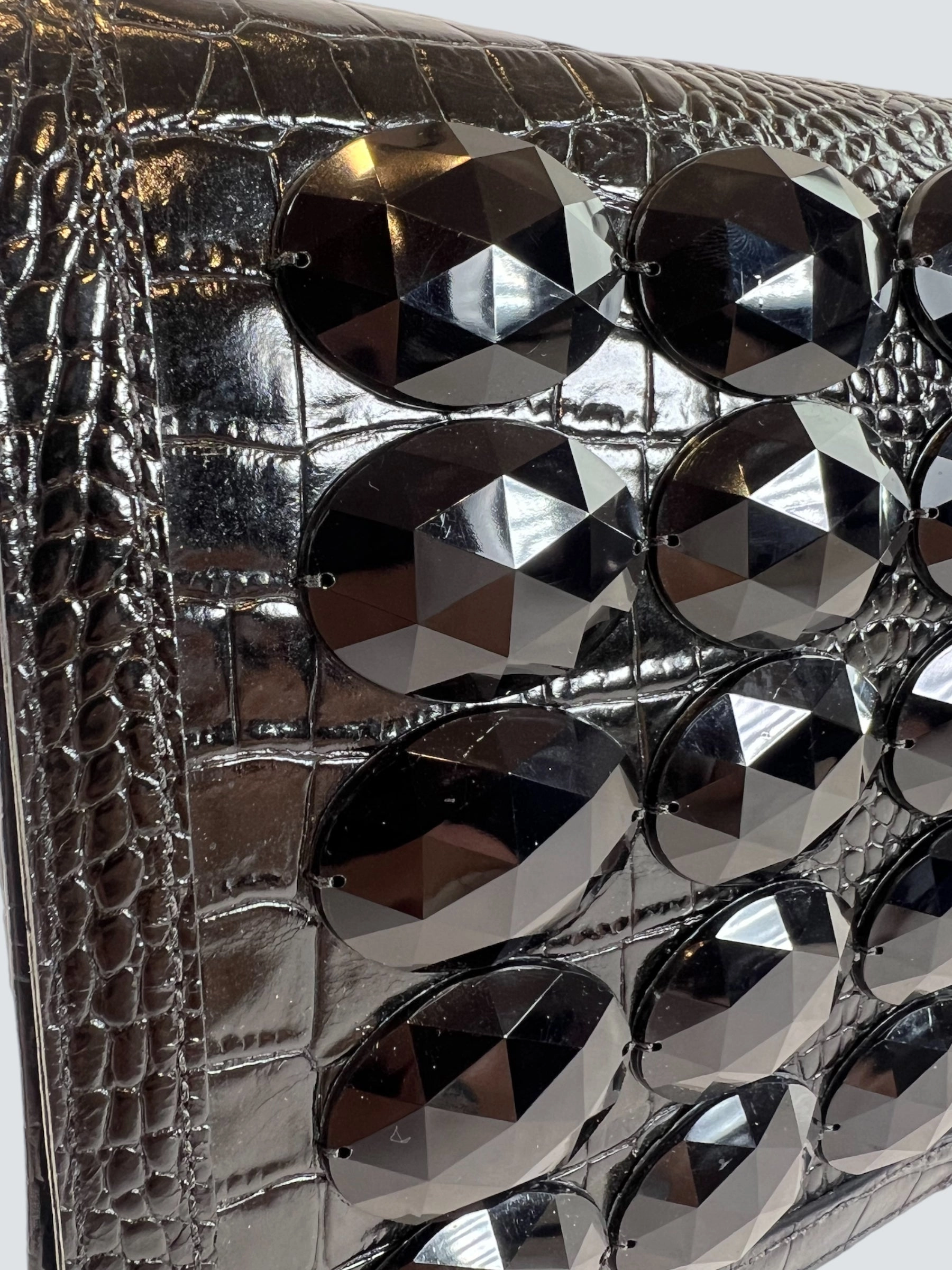 Jasper Conran Black Leather Clutch