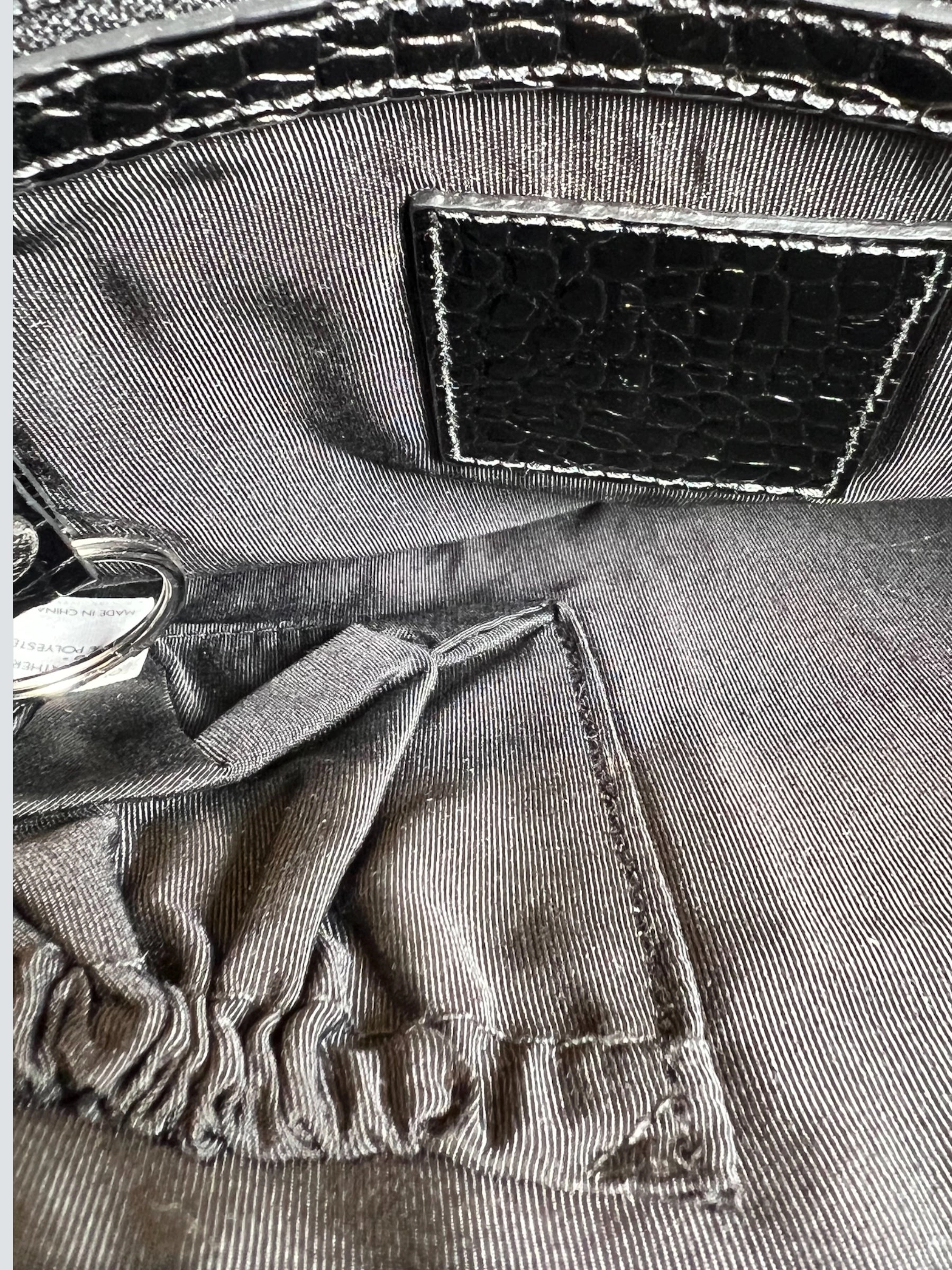 Jasper Conran Black Leather Clutch