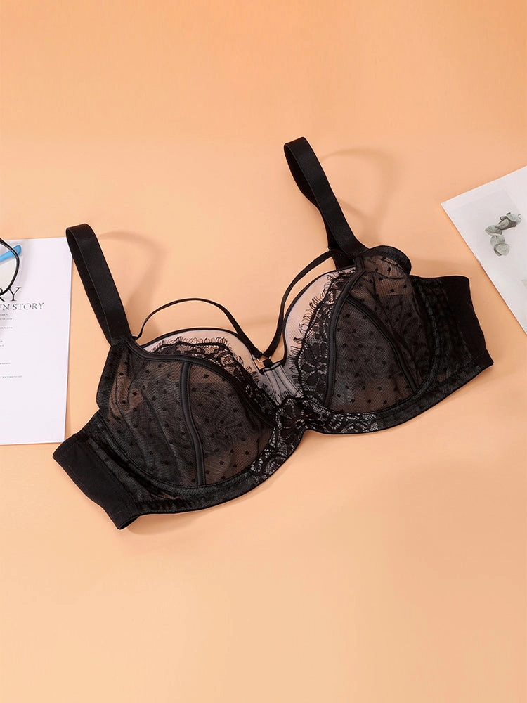 Lace Plus Size Minimizer Bras – Flexible Underwire & Breathable Design