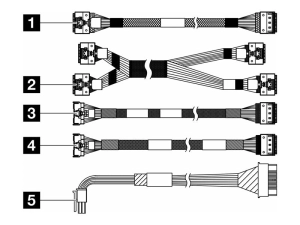 Lenovo - Storage cable kit - for 2.5 Chassis Front BP2 NVMe" 4X97A90342