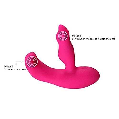 Levett Irma Pink Premium Soft Silicone Remote Control Wireless Multifunctional Clitoral & Anal Stimulator
