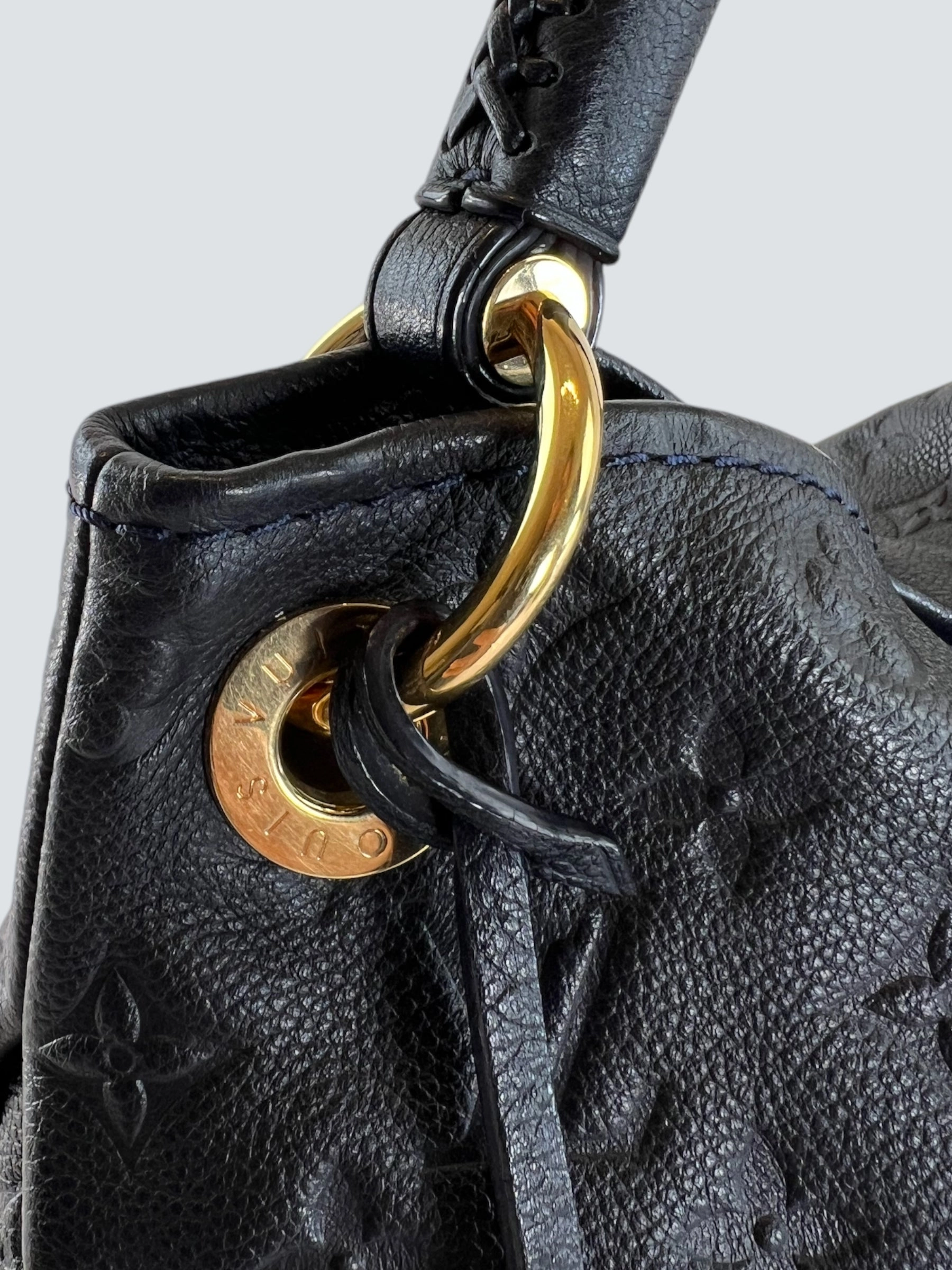 Louis Vuitton Black Empreinte Leather Artsy Hobo