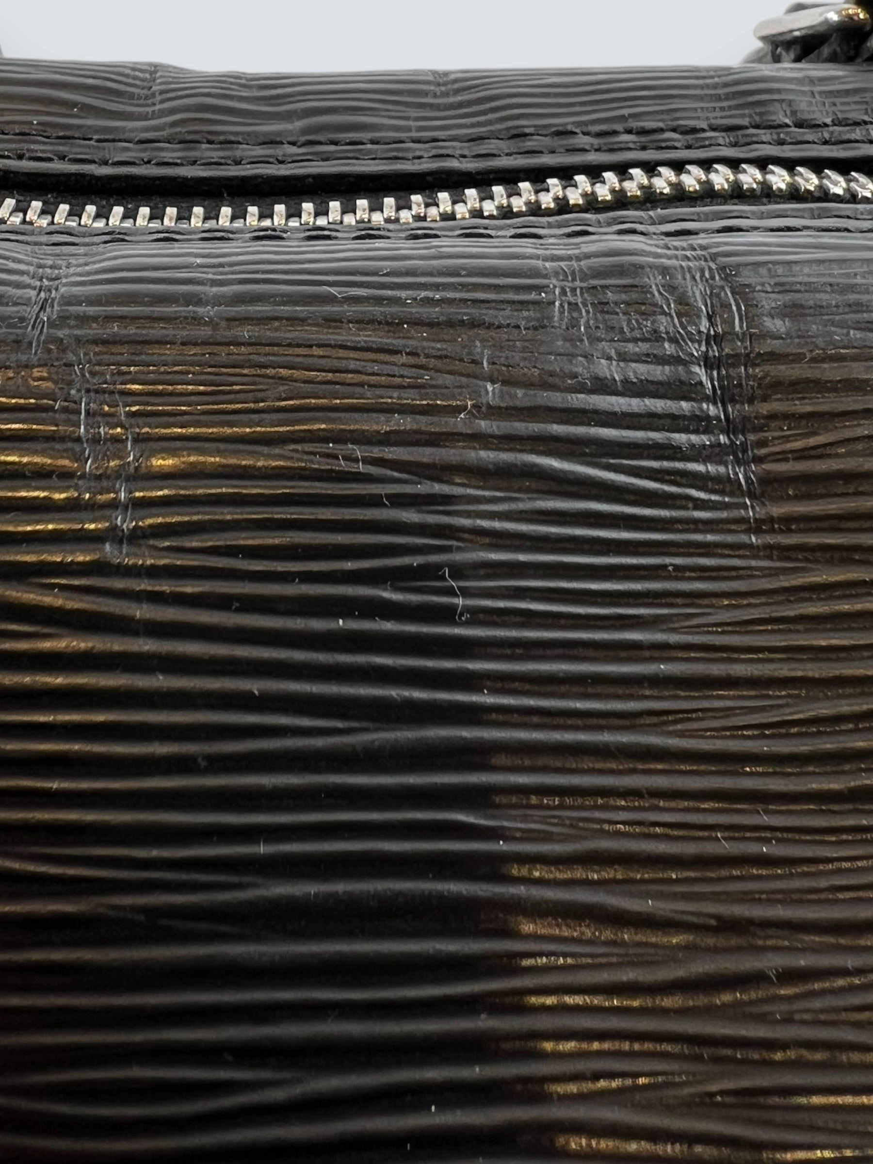 Louis Vuitton Black Epi Leather Speedy 35 Handbag