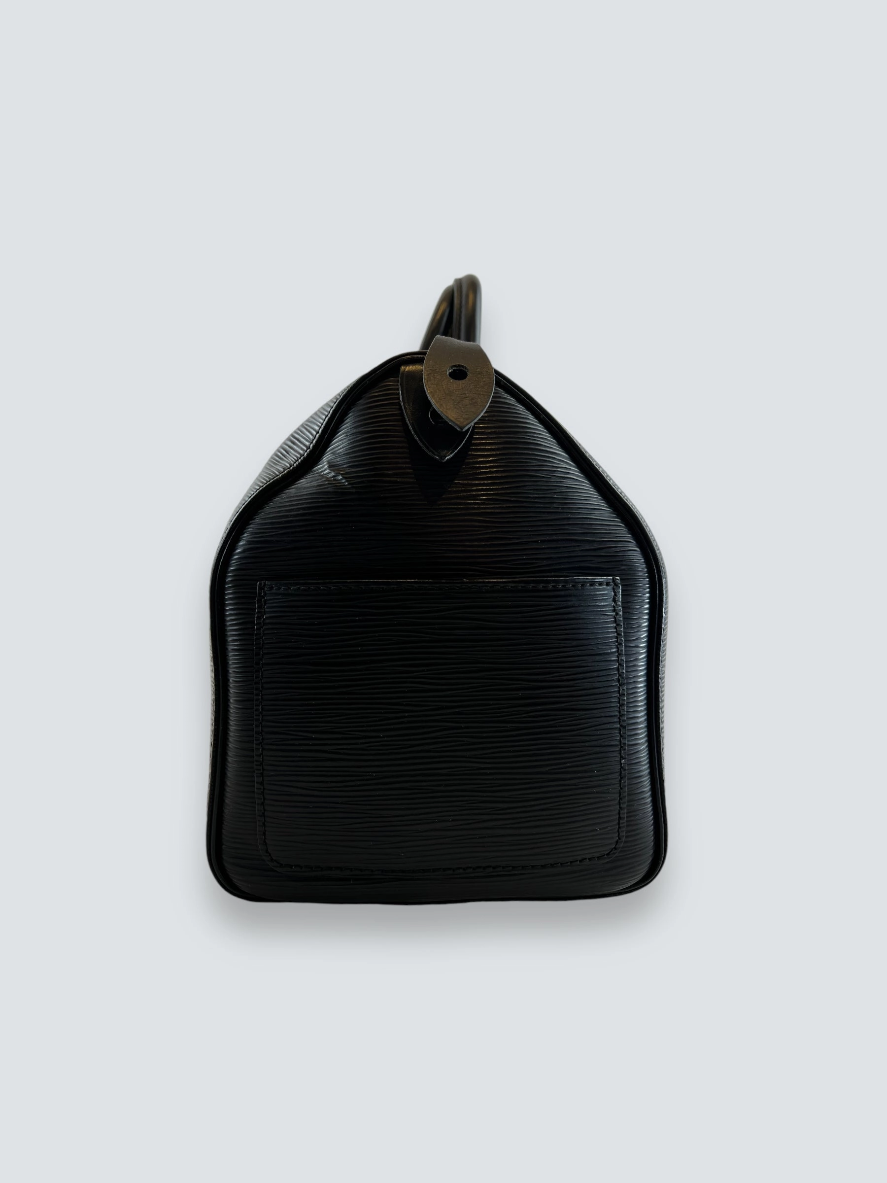 Louis Vuitton Black Epi Leather Speedy 35 Handbag