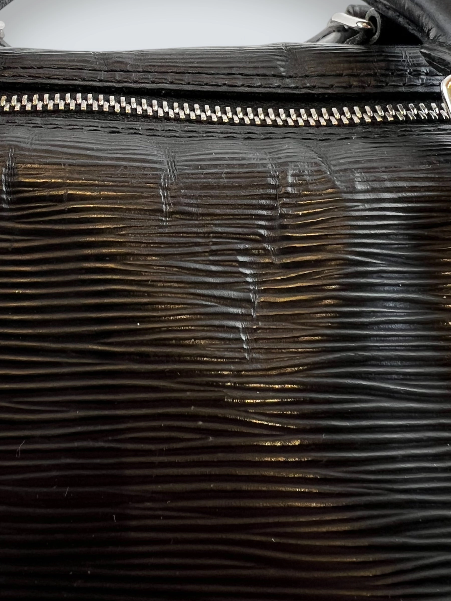 Louis Vuitton Black Epi Leather Speedy 35 Handbag