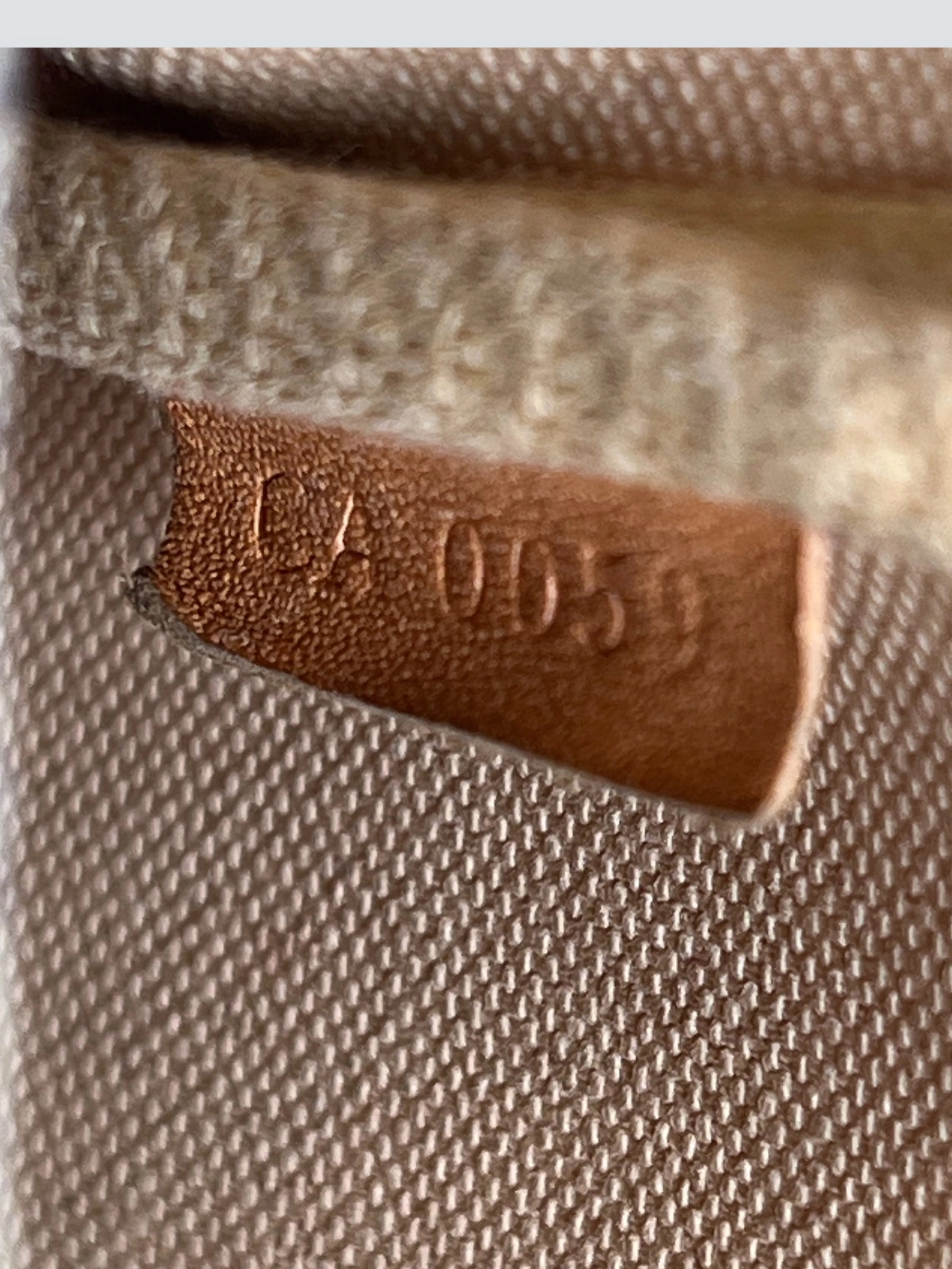 Louis Vuitton Canvas Pochette Azur Handbag