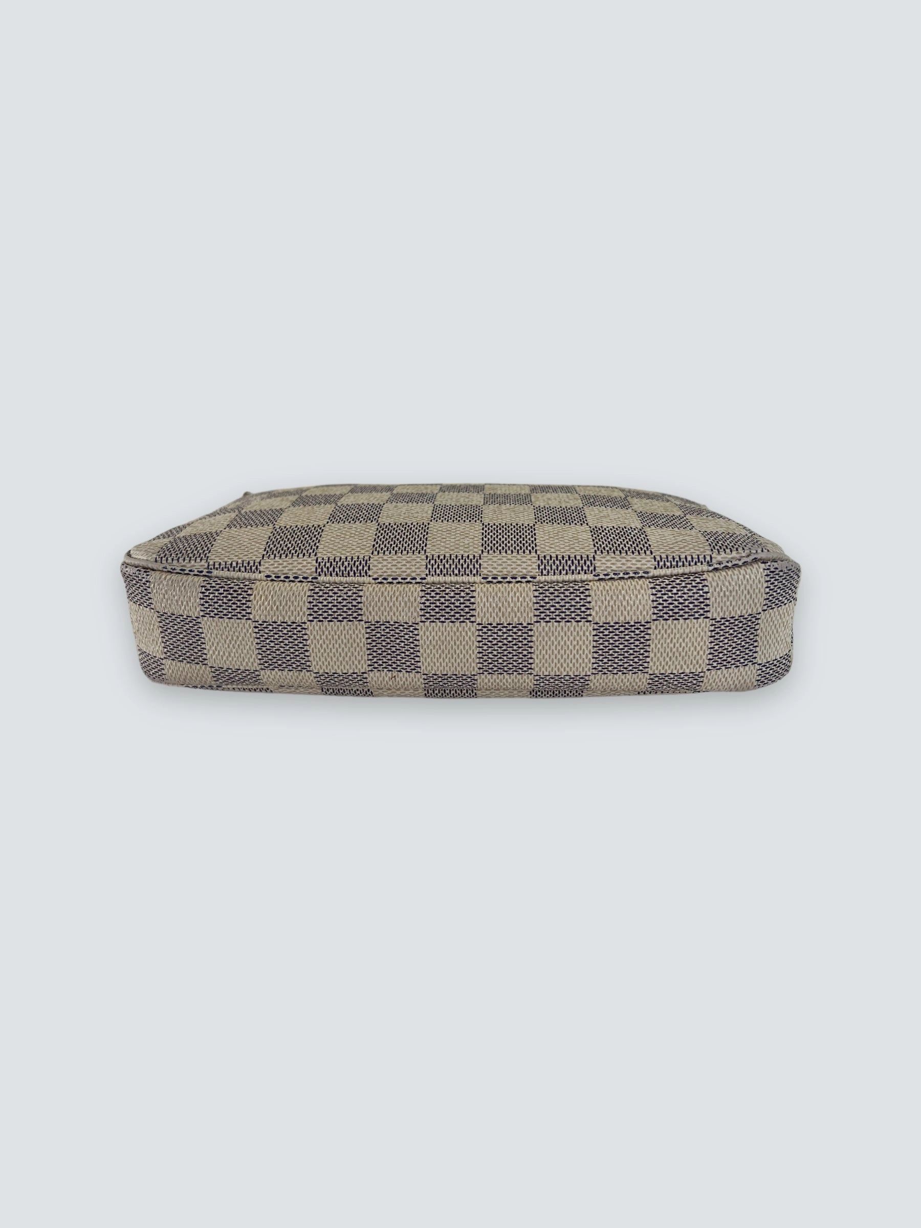 Louis Vuitton Canvas Pochette Azur Handbag