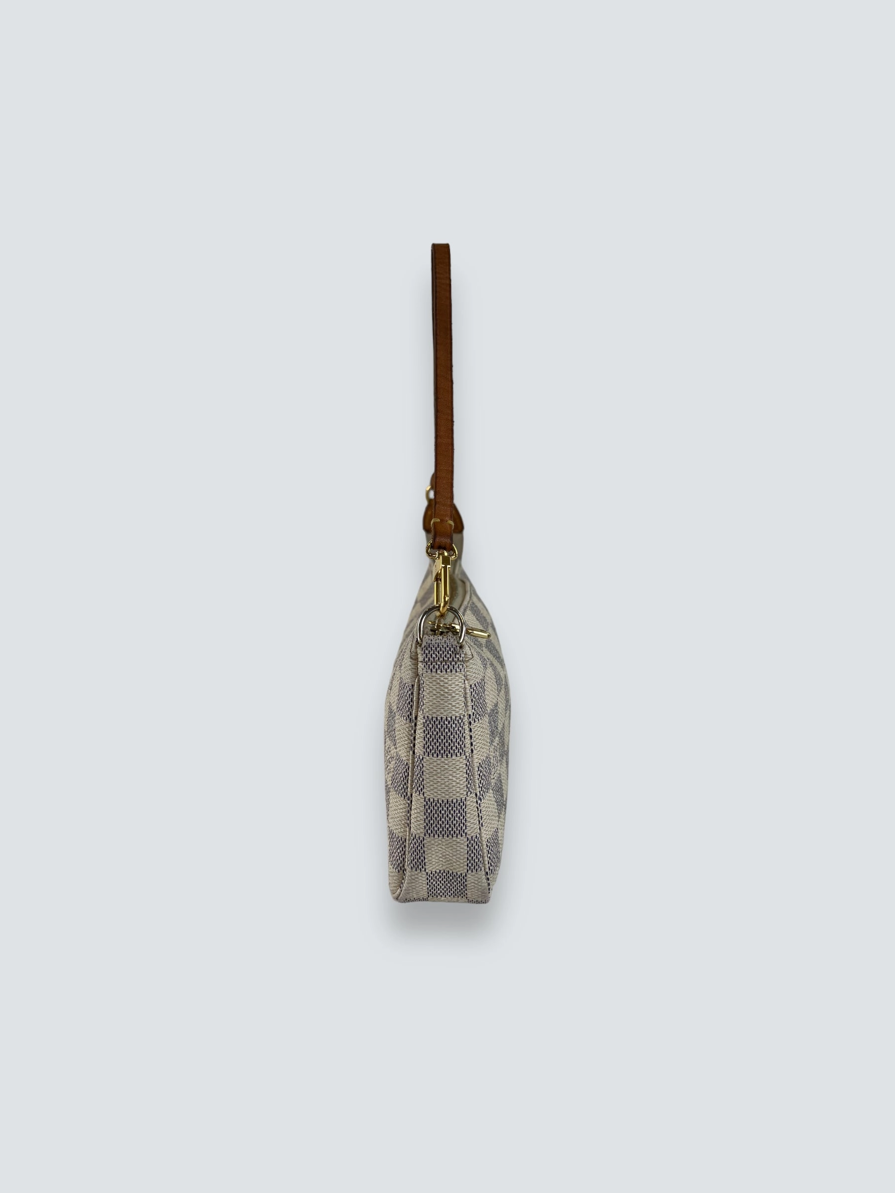 Louis Vuitton Canvas Pochette Azur Handbag