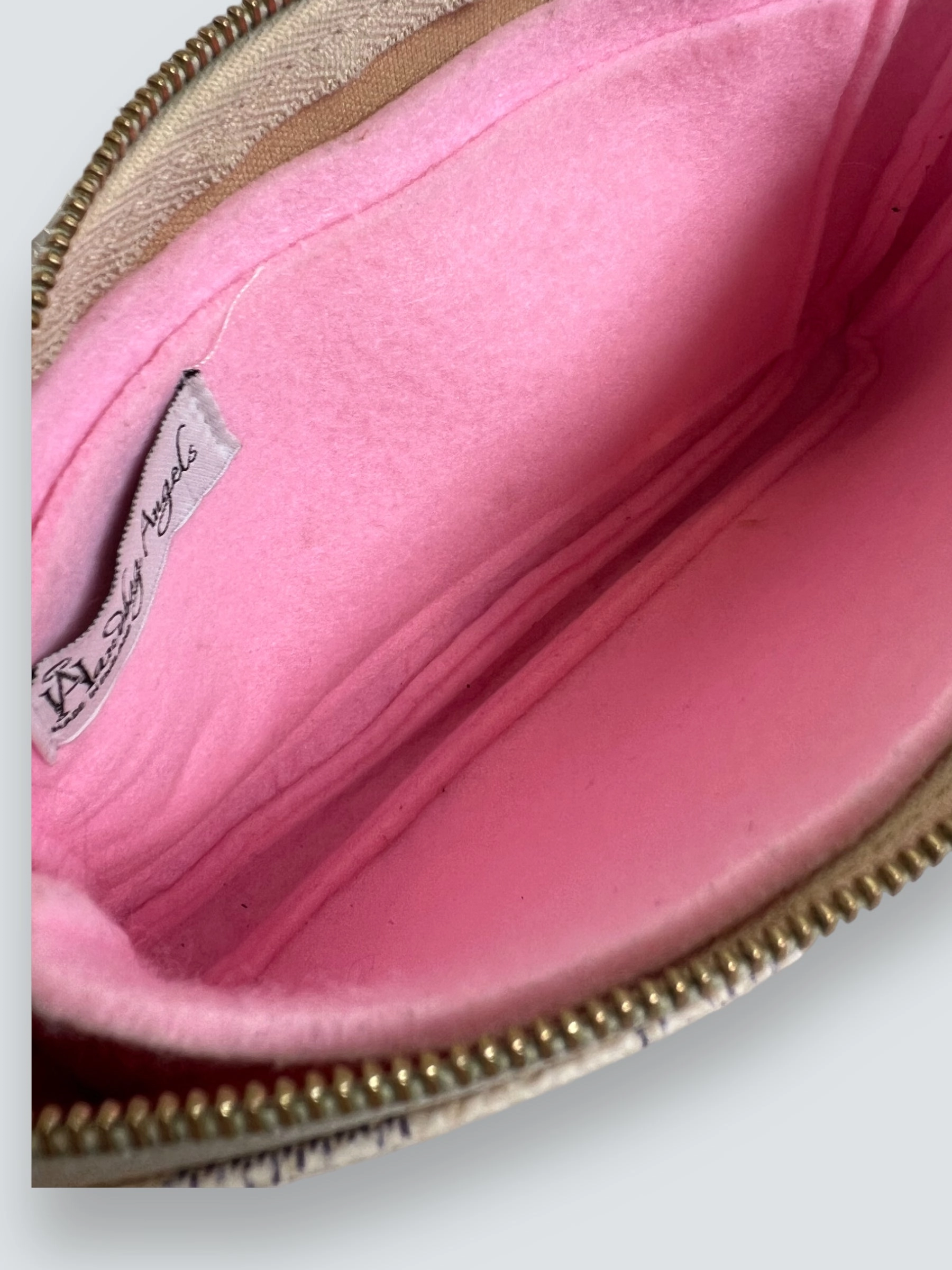 Louis Vuitton Canvas Pochette Azur Handbag