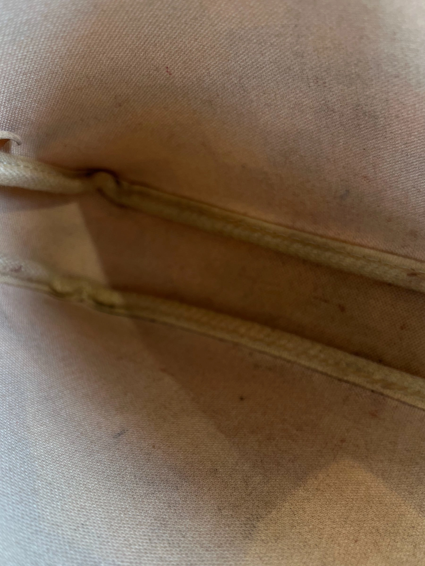 Louis Vuitton Canvas Pochette Azur Handbag