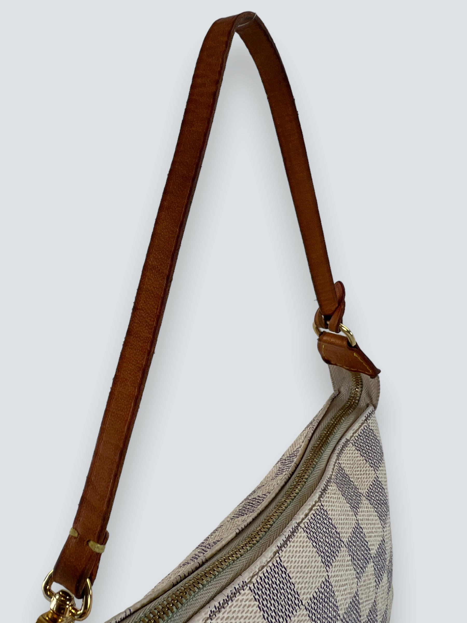Louis Vuitton Canvas Pochette Azur Handbag