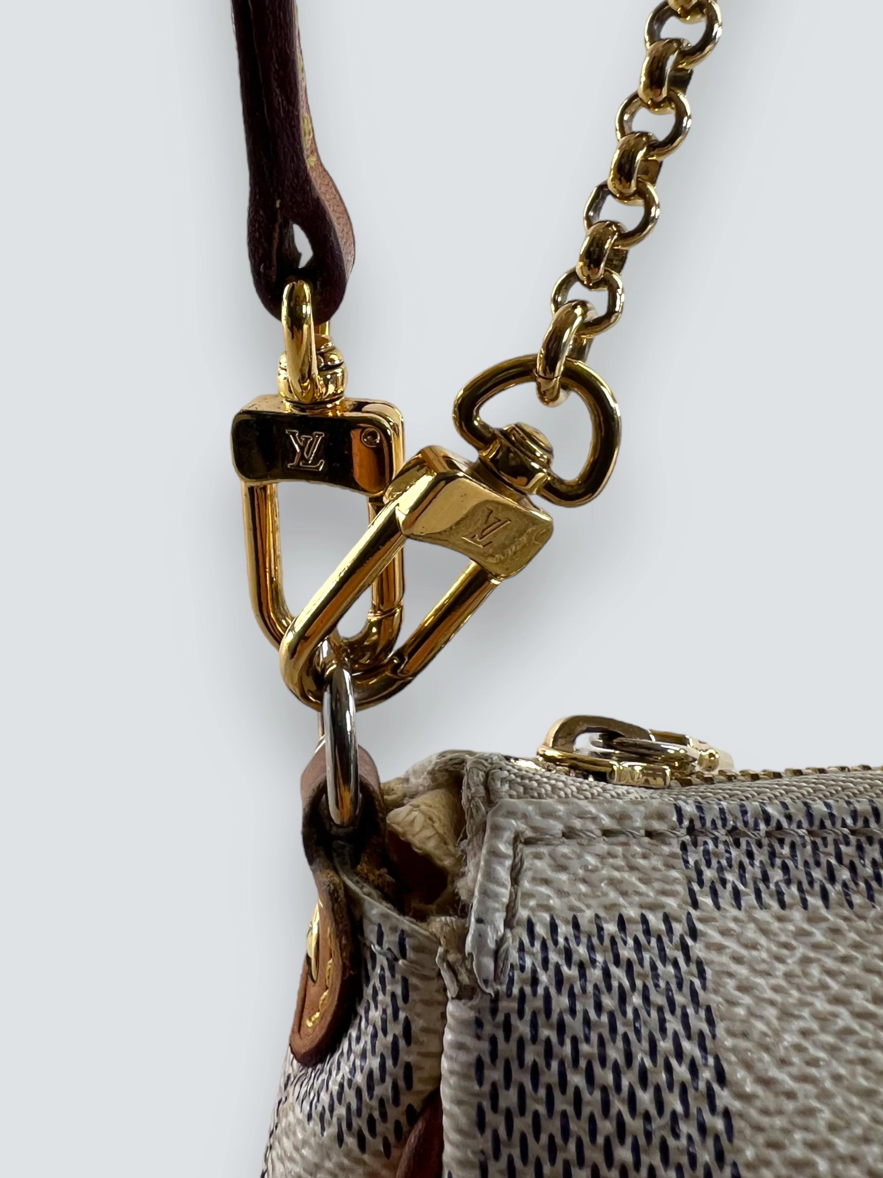 Louis Vuitton Damier Azur Canvas Eva Crossbody