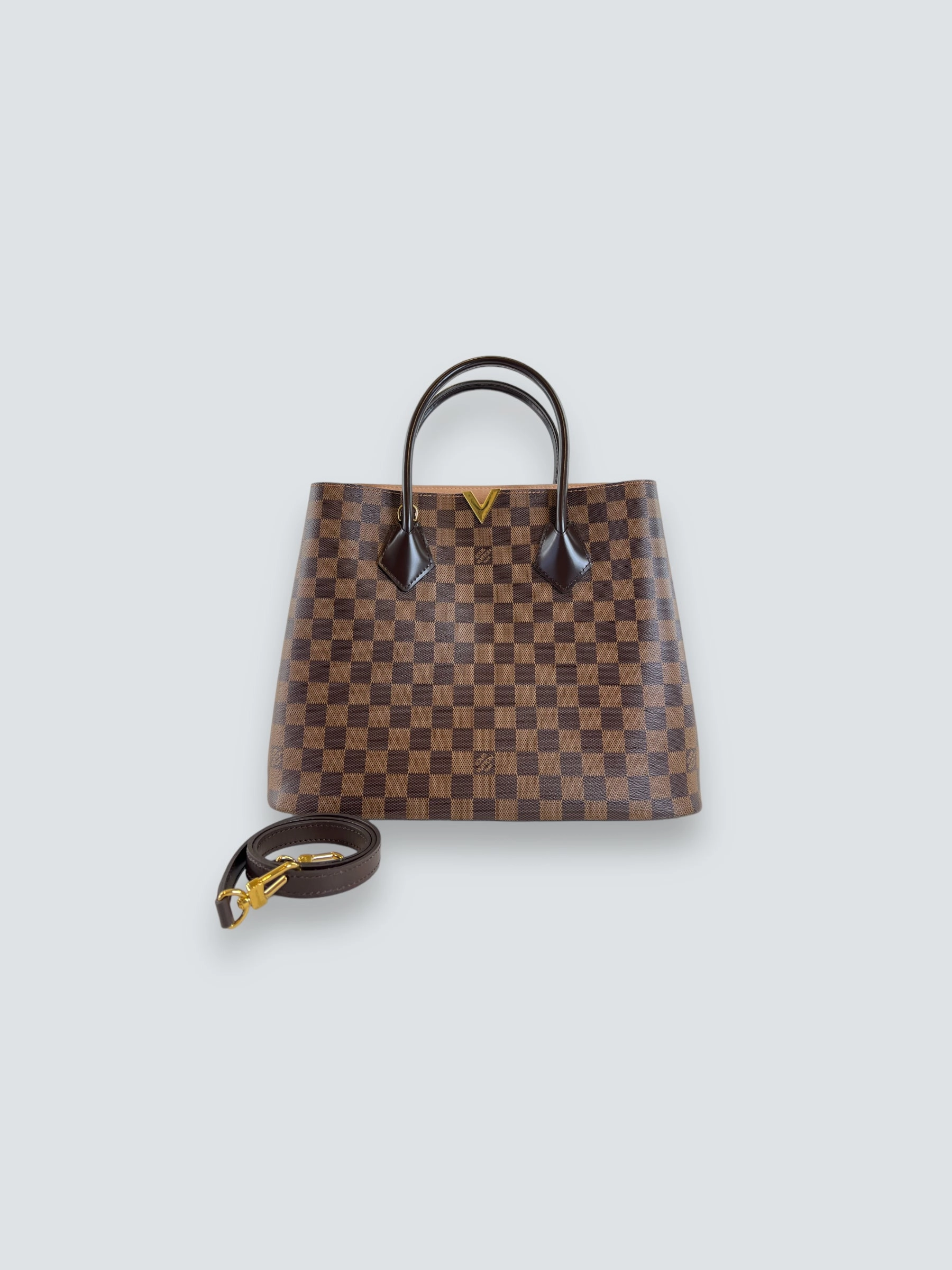 Louis Vuitton Damier Ebene Canvas Kensington Tote