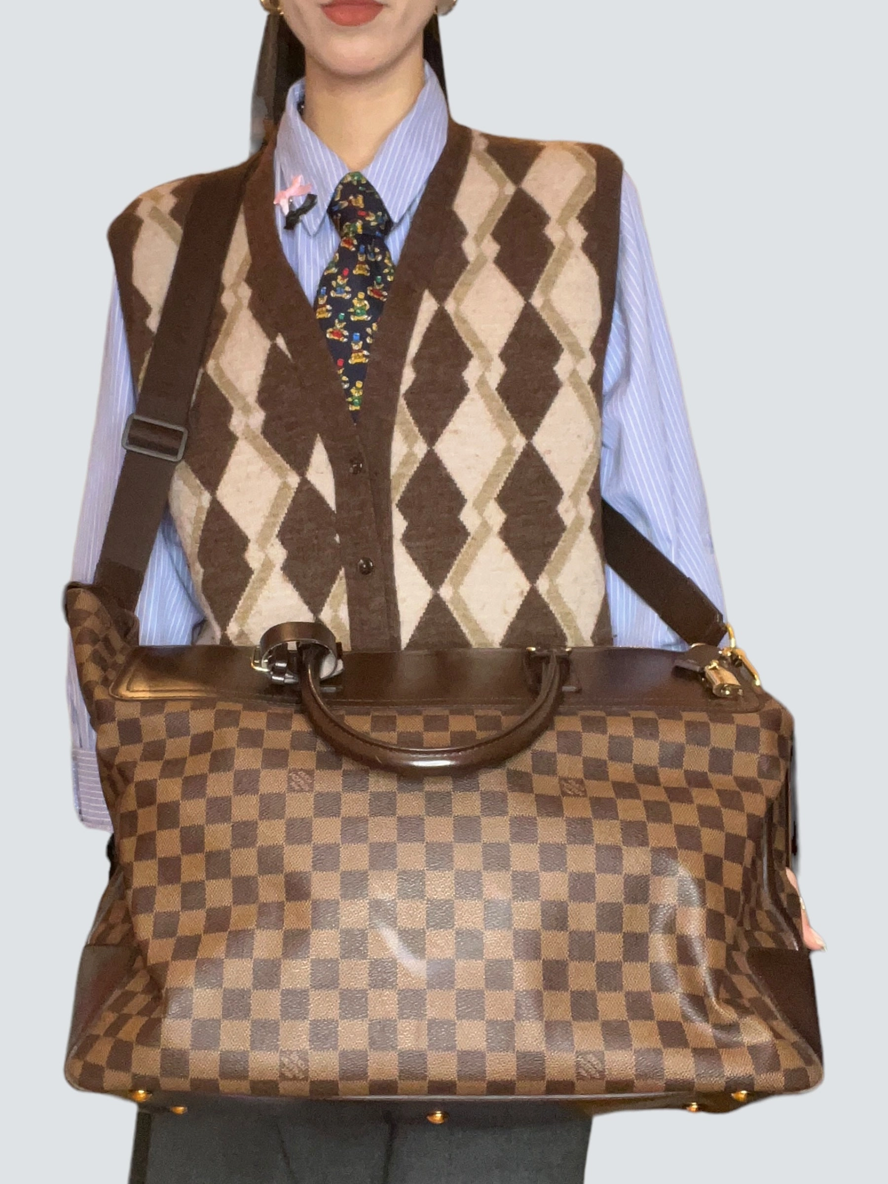 Louis Vuitton Damier Ebene Canvas Luggage