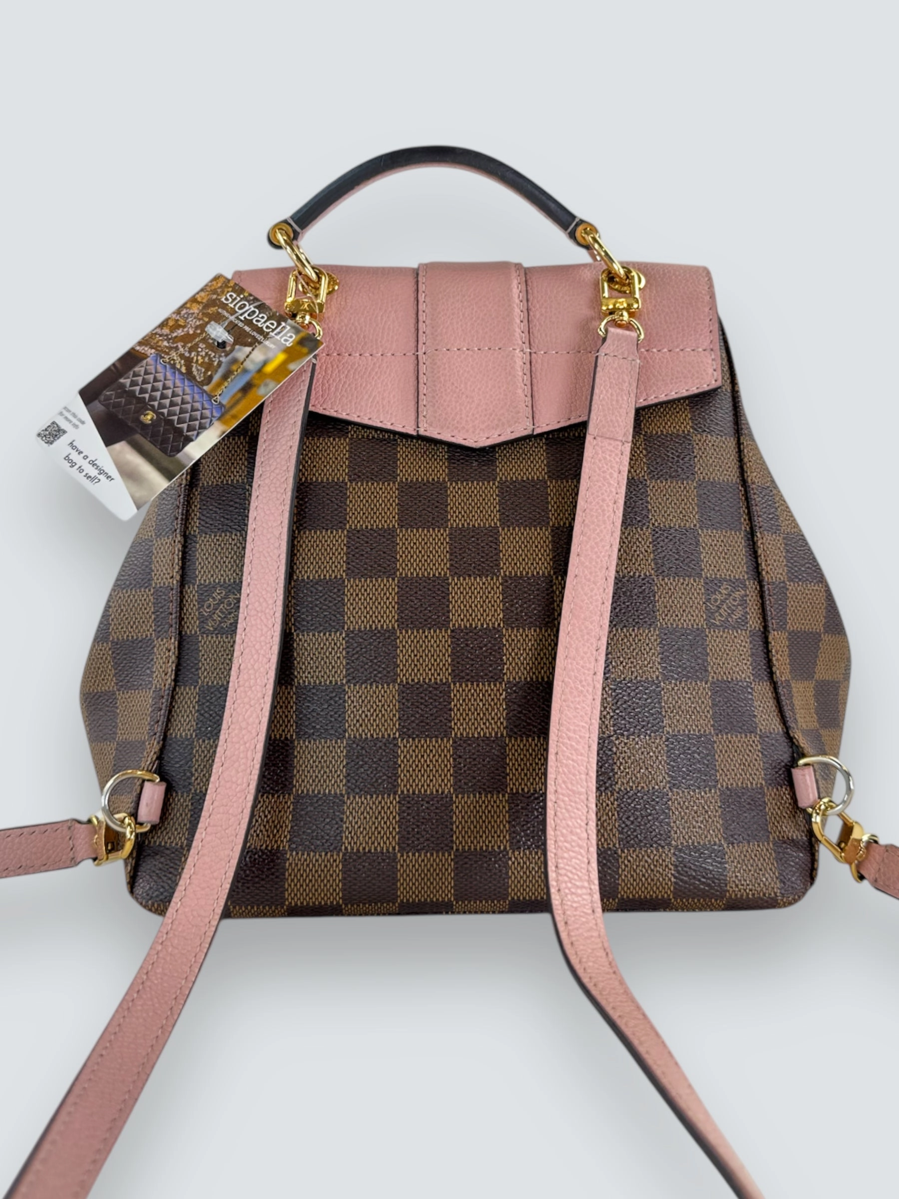 Louis Vuitton Damier Evene Canvas & Leather Clapton Backpack