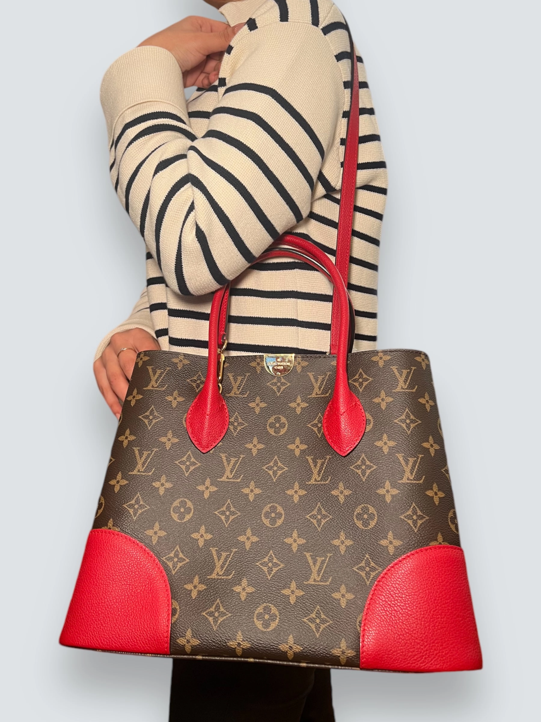Louis Vuitton Monogram Canvas & Leather Flandrin Tote