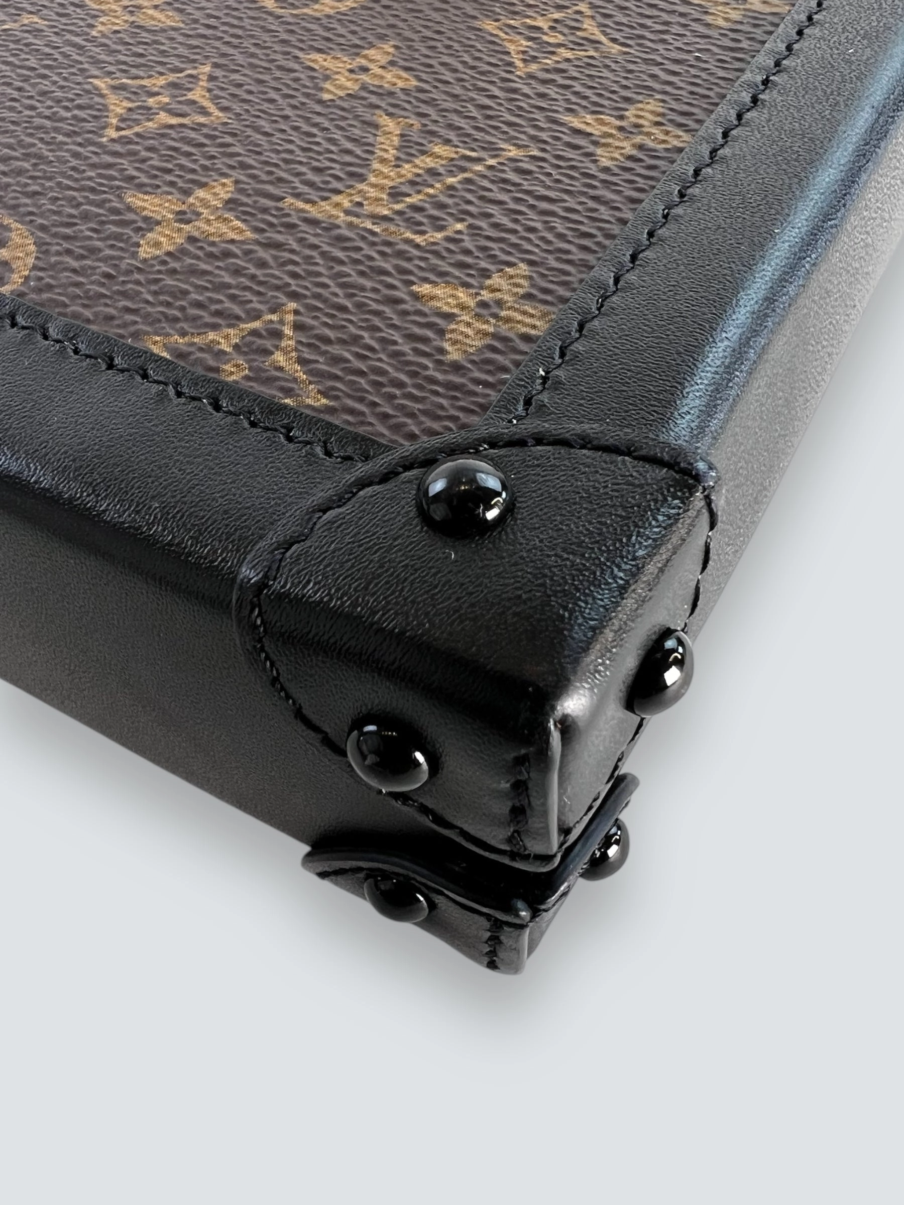 Louis Vuitton Monogram Canvas & Leather Vertical Trunk Crossbody