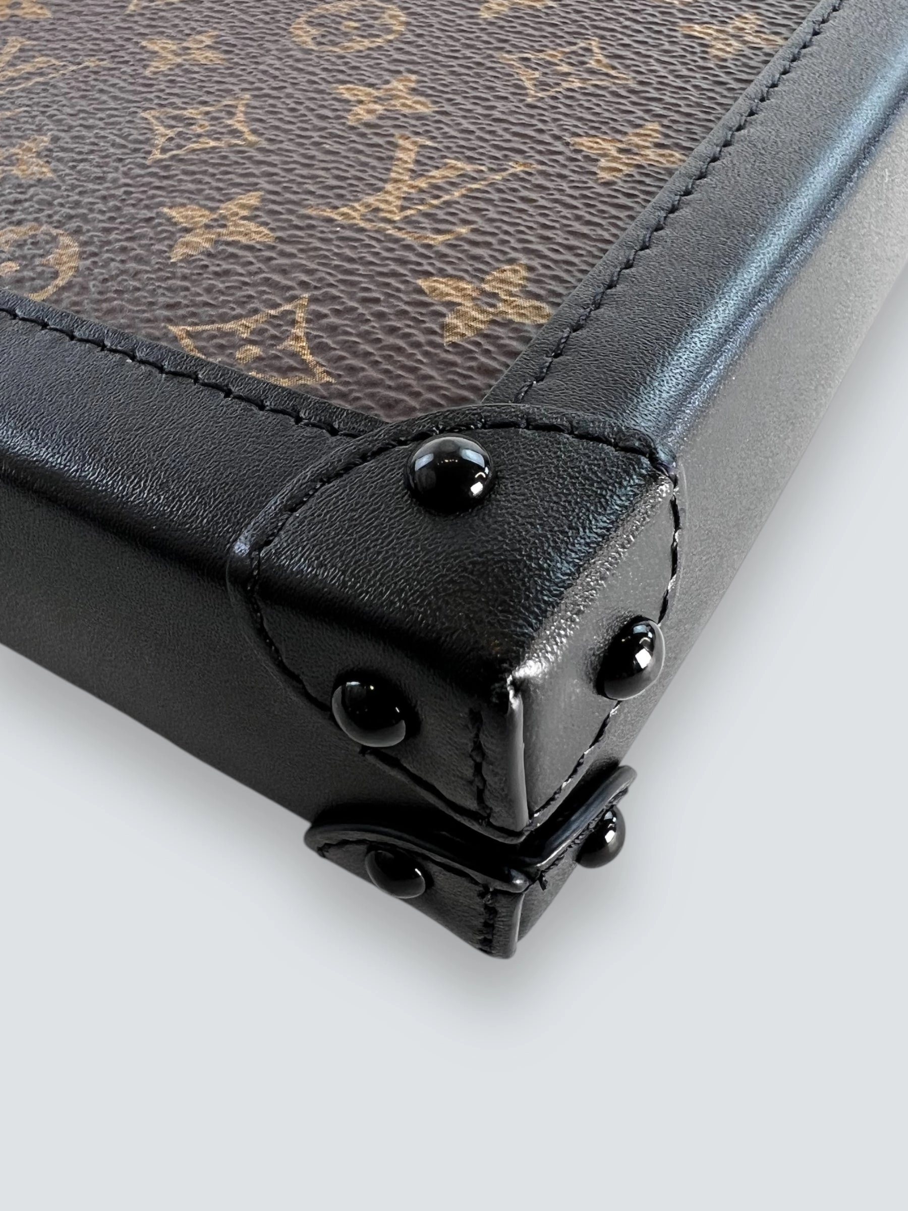 Louis Vuitton Monogram Canvas & Leather Vertical Trunk Crossbody