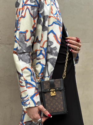 Louis Vuitton Monogram Canvas & Leather Vertical Trunk Crossbody