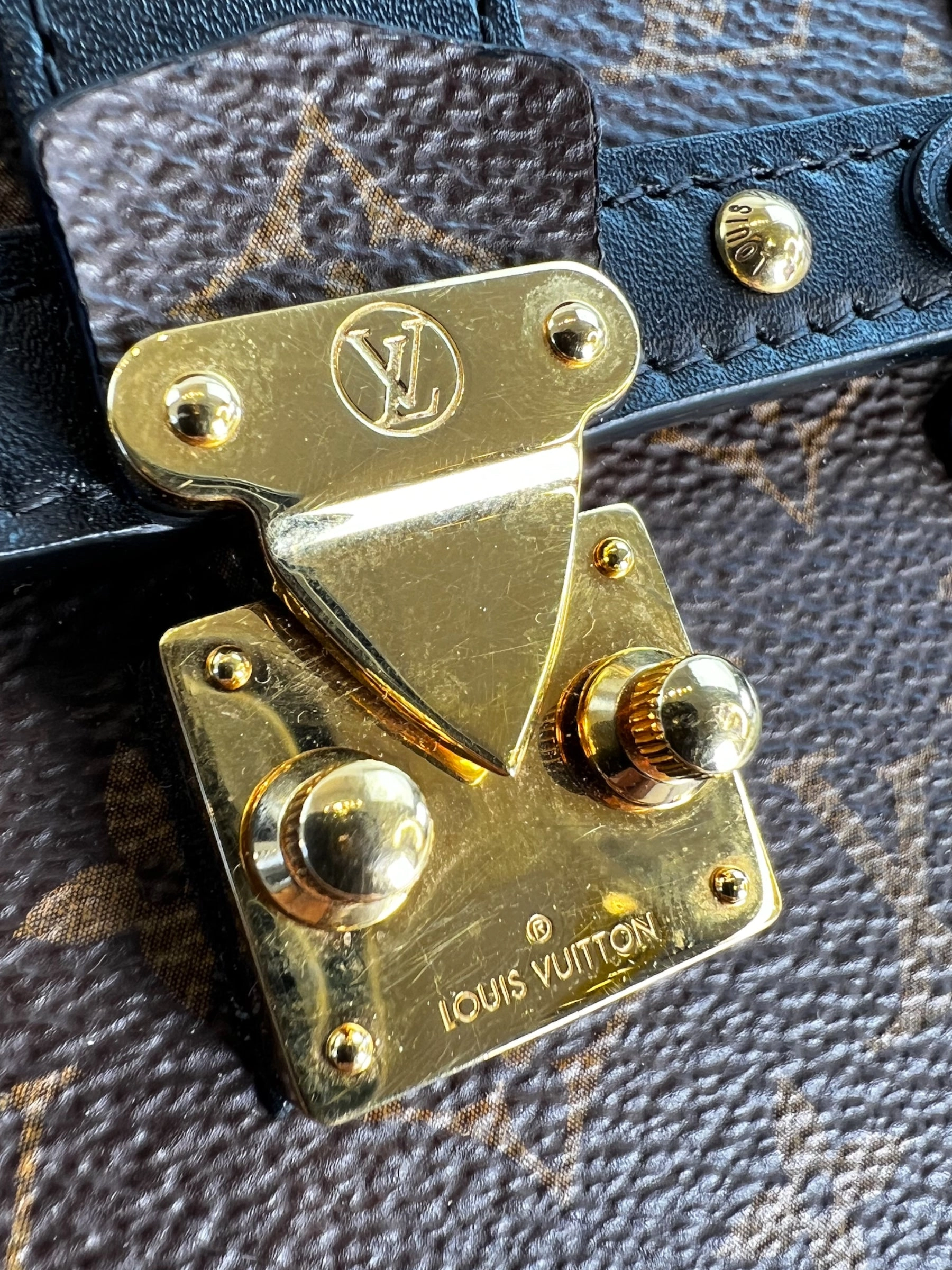 Louis Vuitton Monogram Canvas & Leather Vertical Trunk Crossbody
