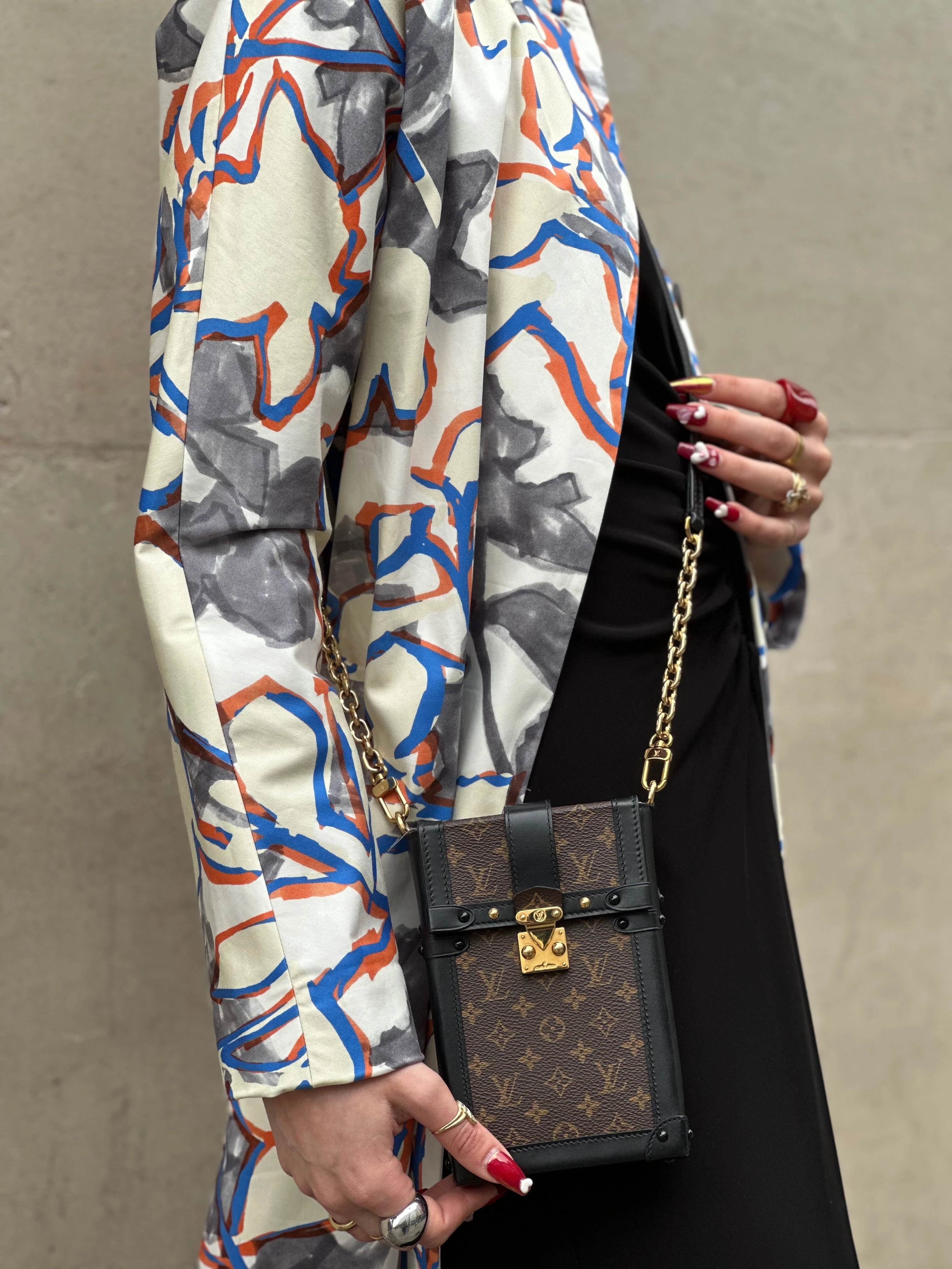 Louis Vuitton Monogram Canvas & Leather Vertical Trunk Crossbody