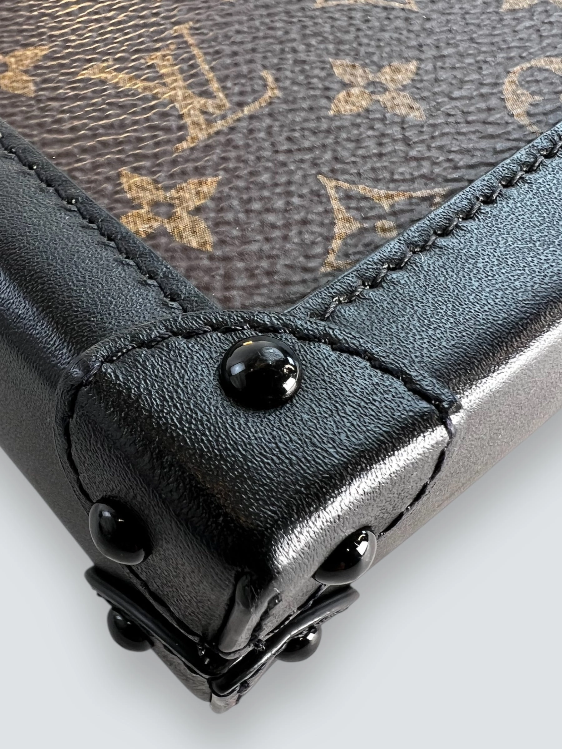 Louis Vuitton Monogram Canvas & Leather Vertical Trunk Crossbody
