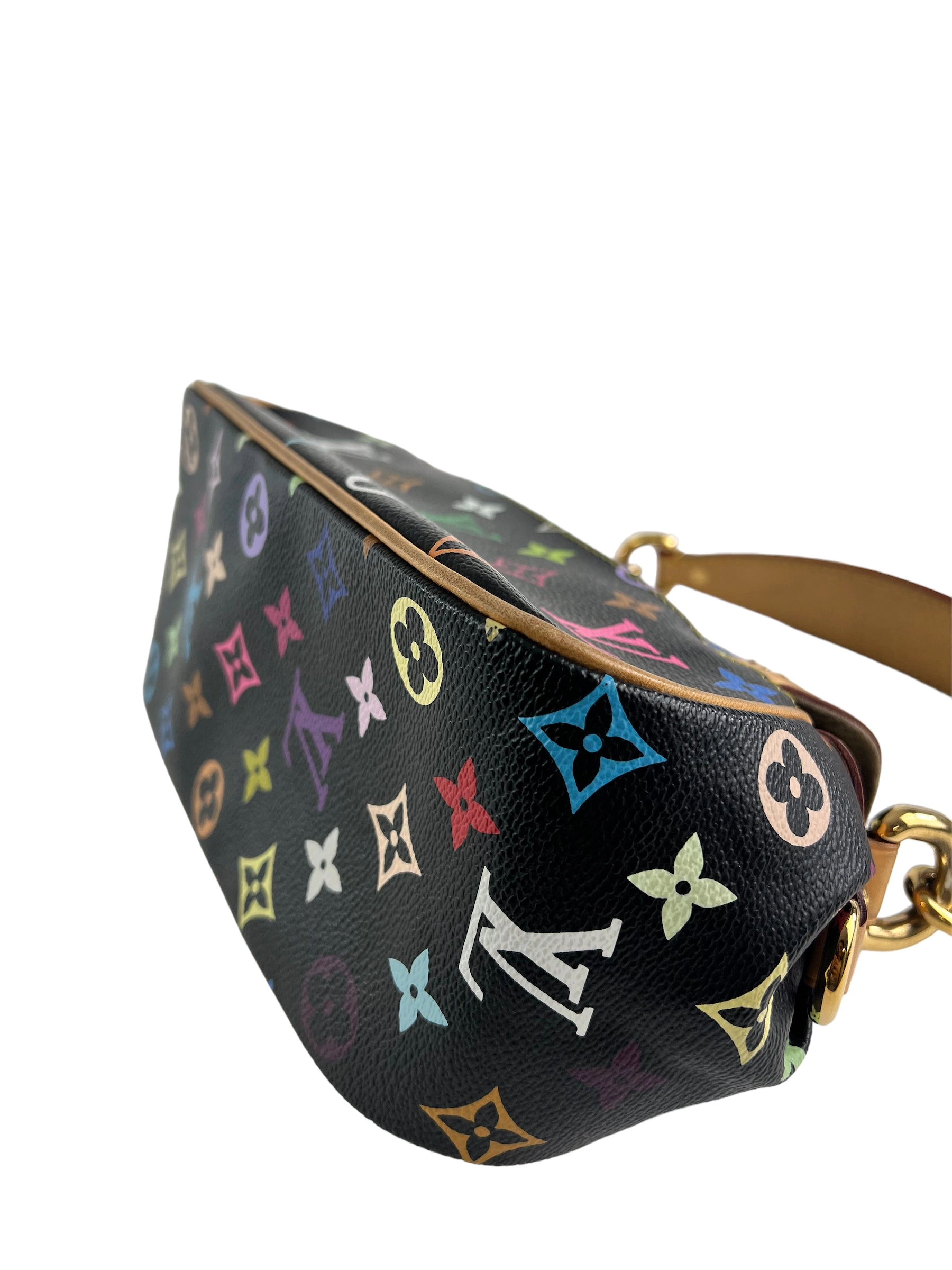 Louis Vuitton X Takashi Murakami Limited Edition Multicolor Monogram Canvas & Leather Marilyn Shoulder Bag