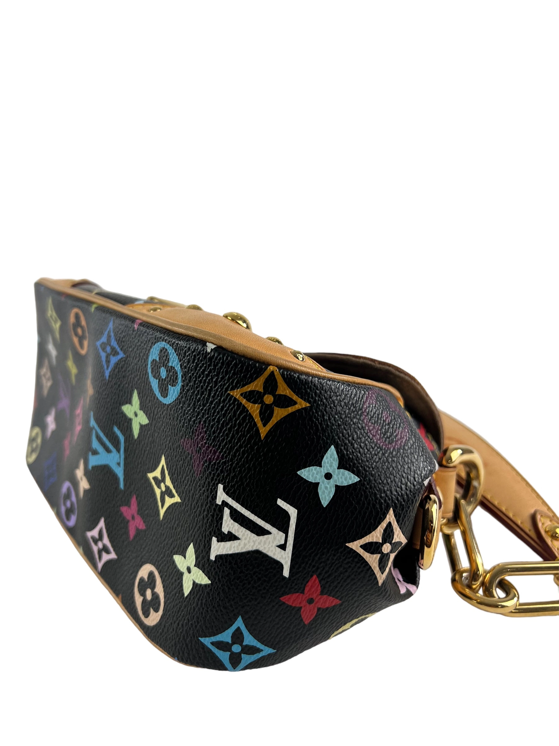 Louis Vuitton X Takashi Murakami Limited Edition Multicolor Monogram Canvas & Leather Marilyn Shoulder Bag