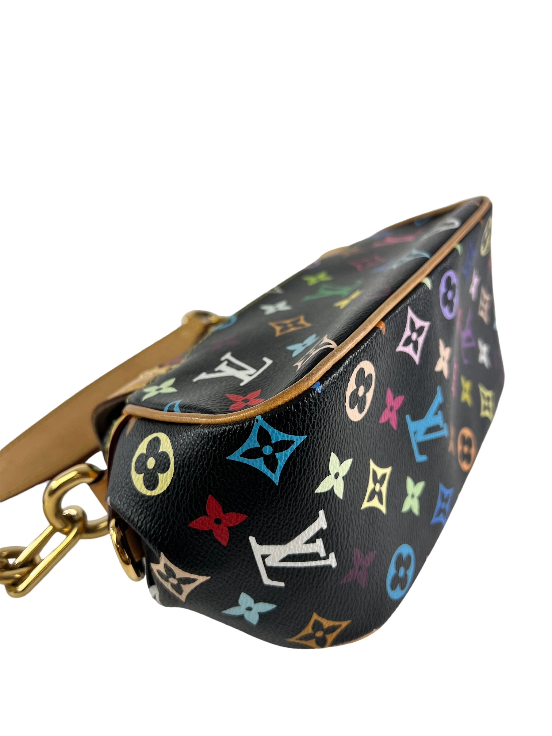Louis Vuitton X Takashi Murakami Limited Edition Multicolor Monogram Canvas & Leather Marilyn Shoulder Bag