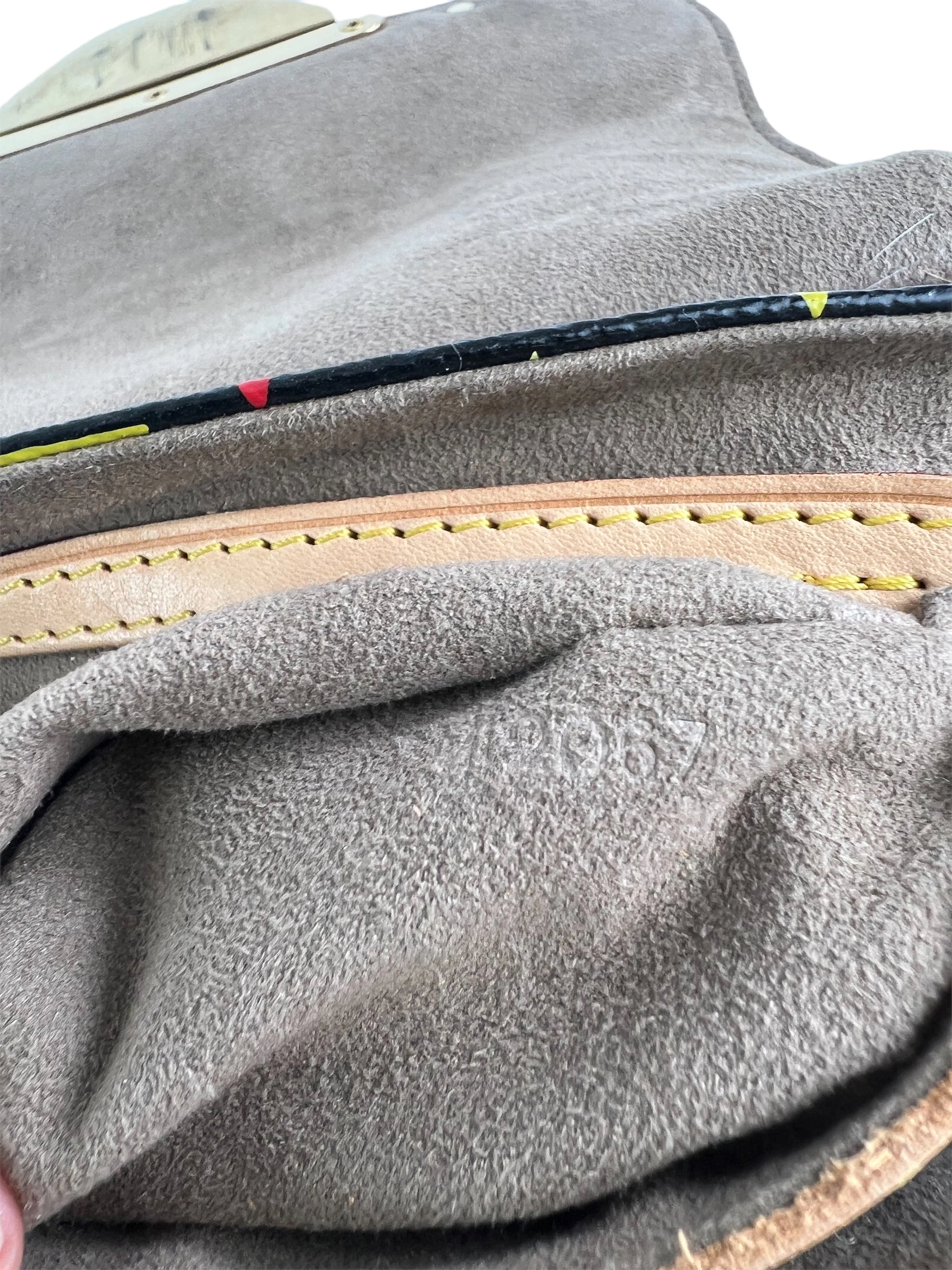 Louis Vuitton X Takashi Murakami Limited Edition Multicolor Monogram Canvas & Leather Marilyn Shoulder Bag