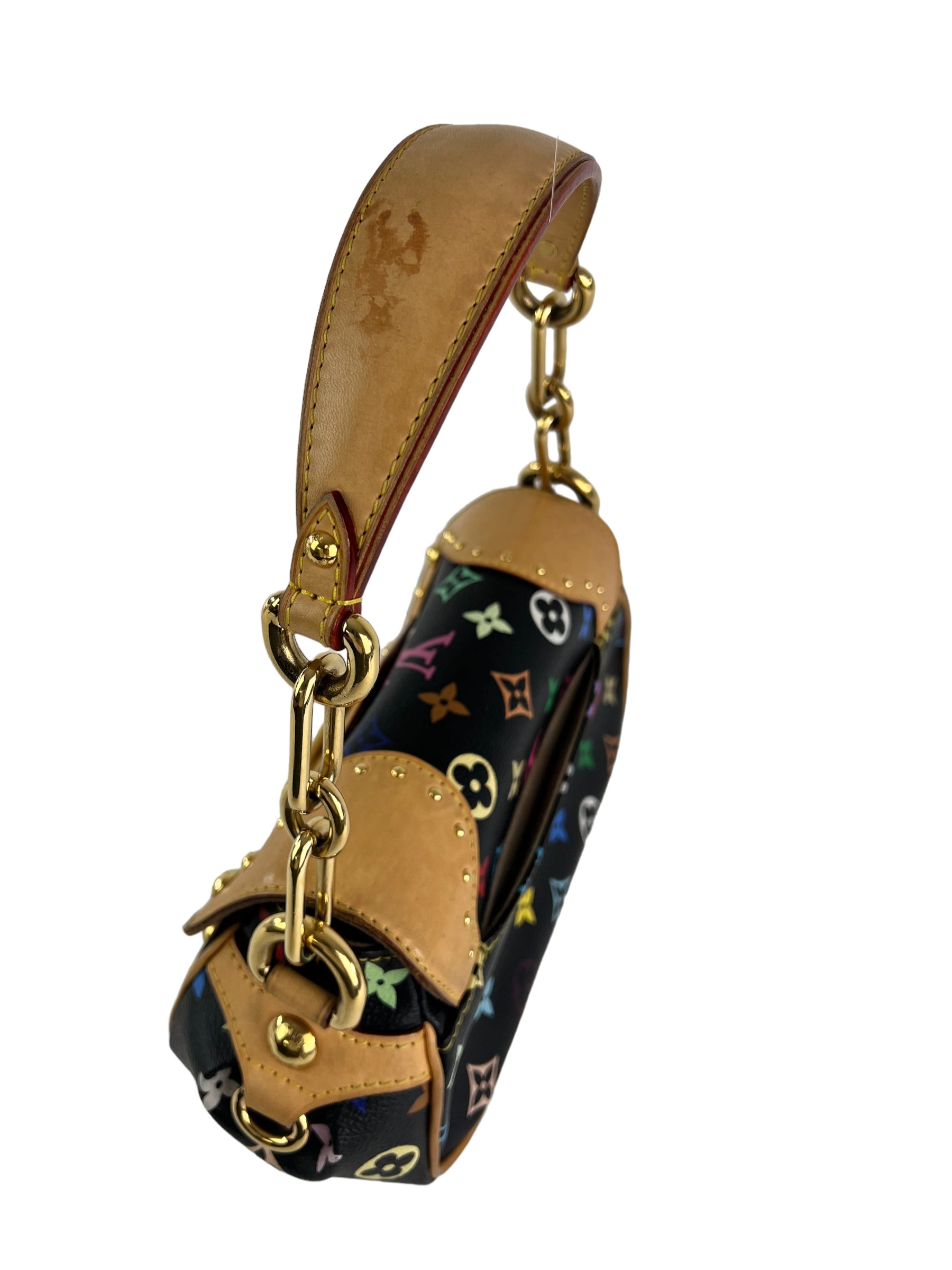 Louis Vuitton X Takashi Murakami Limited Edition Multicolor Monogram Canvas & Leather Marilyn Shoulder Bag