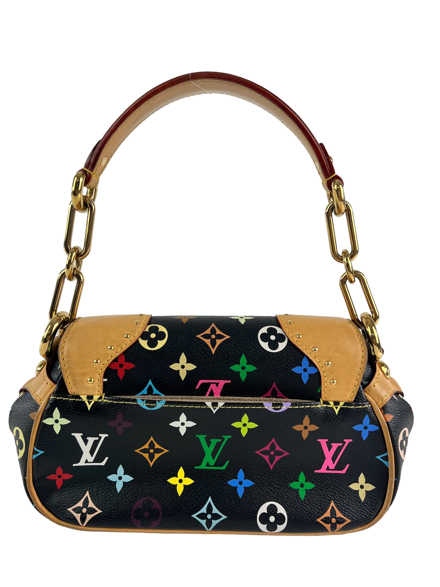 Louis Vuitton X Takashi Murakami Limited Edition Multicolor Monogram Canvas & Leather Marilyn Shoulder Bag