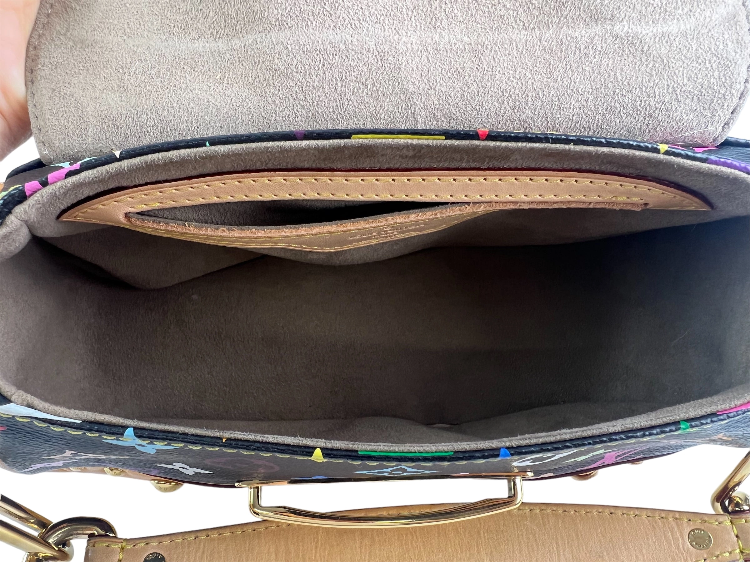 Louis Vuitton X Takashi Murakami Limited Edition Multicolor Monogram Canvas & Leather Marilyn Shoulder Bag