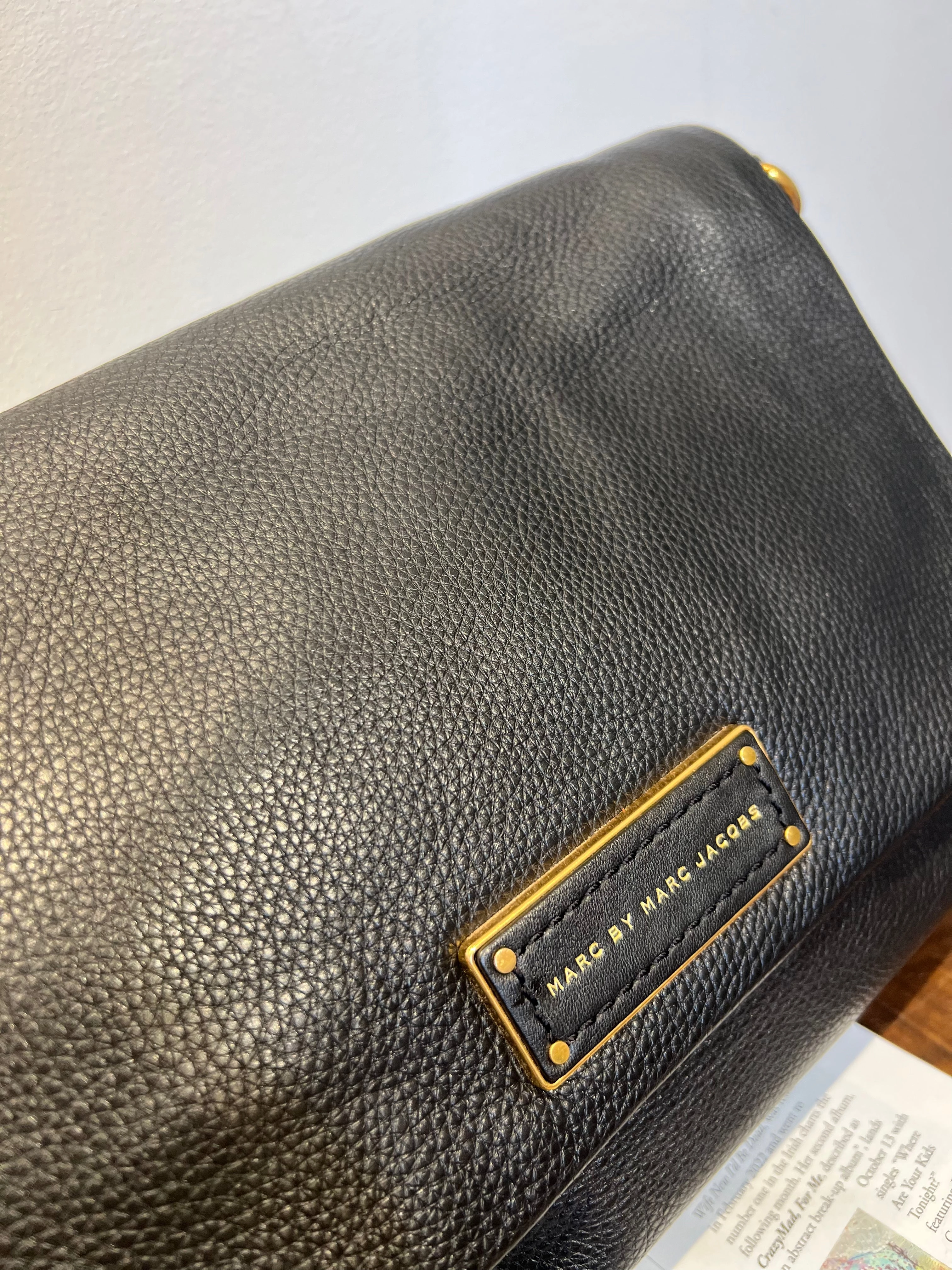 Marc by Marc Jacobs Black Leather Crossbody