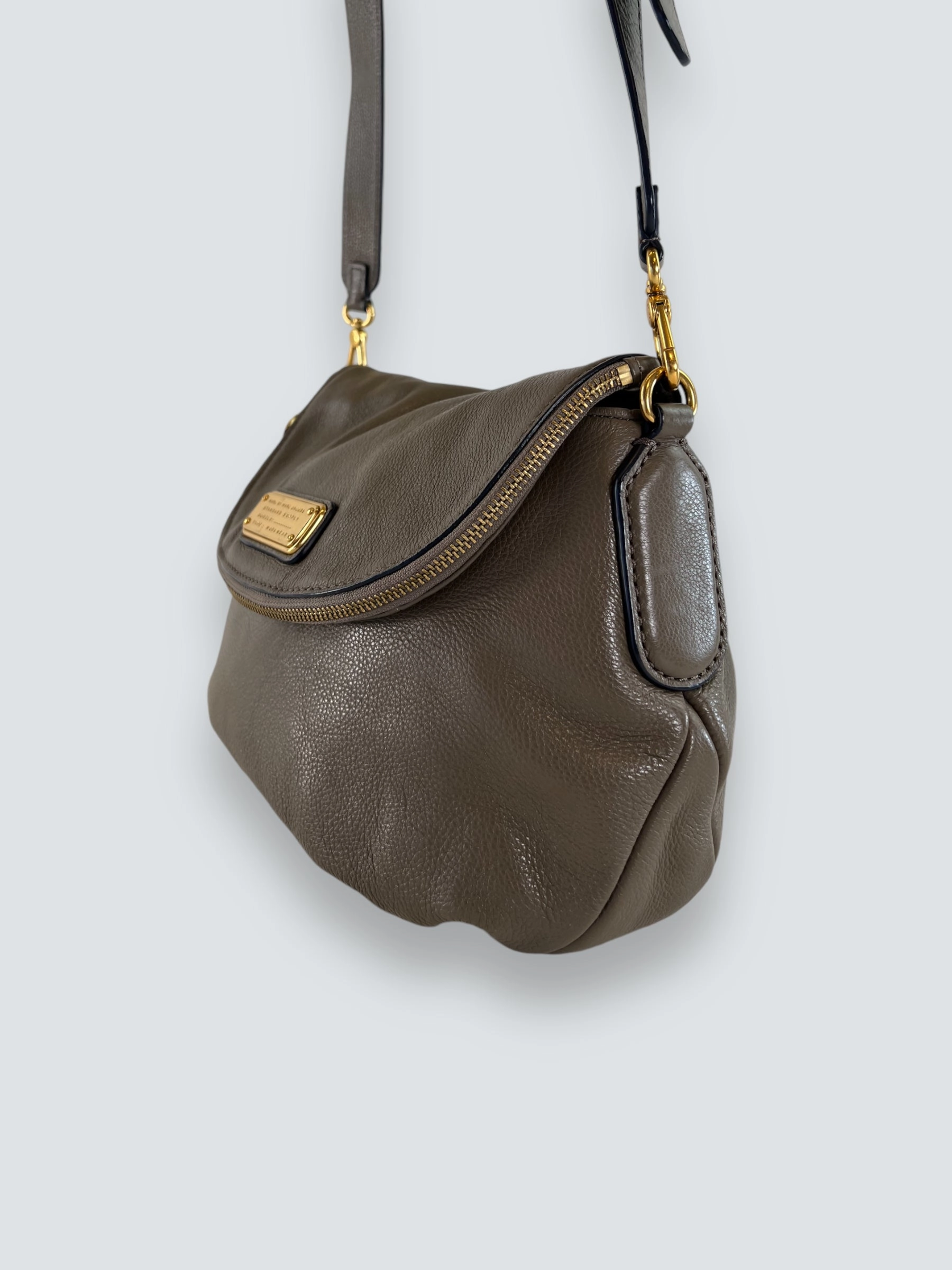 Marc by Marc Jacobs Taupe  Leather Natasha Crossbody