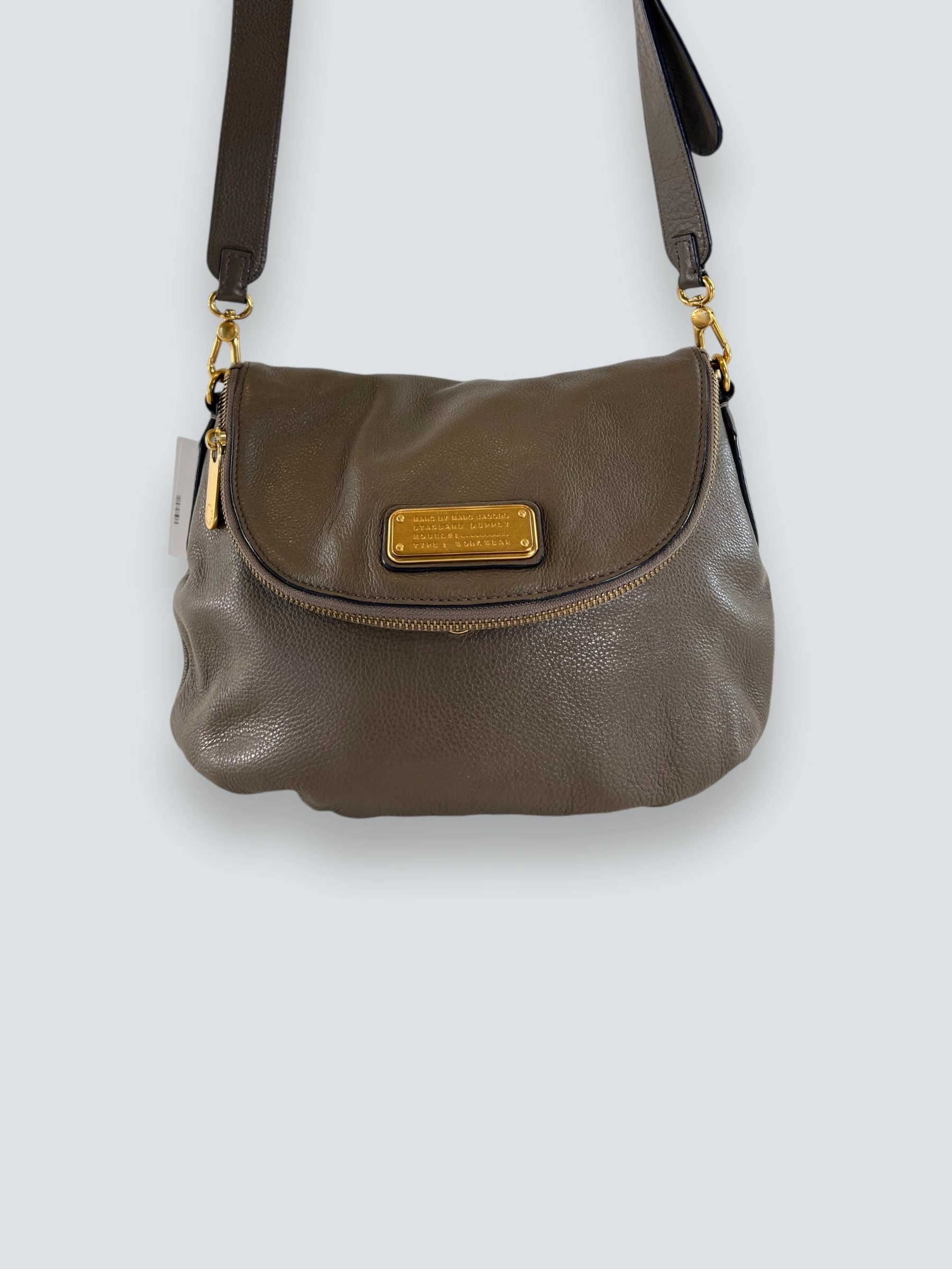 Marc by Marc Jacobs Taupe  Leather Natasha Crossbody