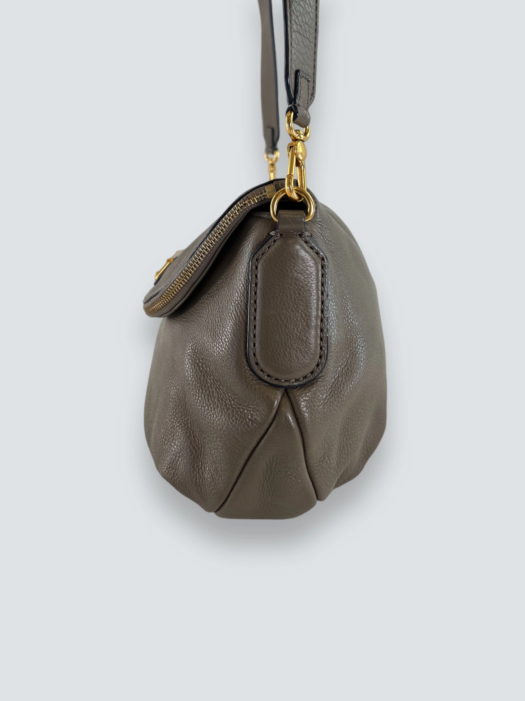 Marc by Marc Jacobs Taupe  Leather Natasha Crossbody