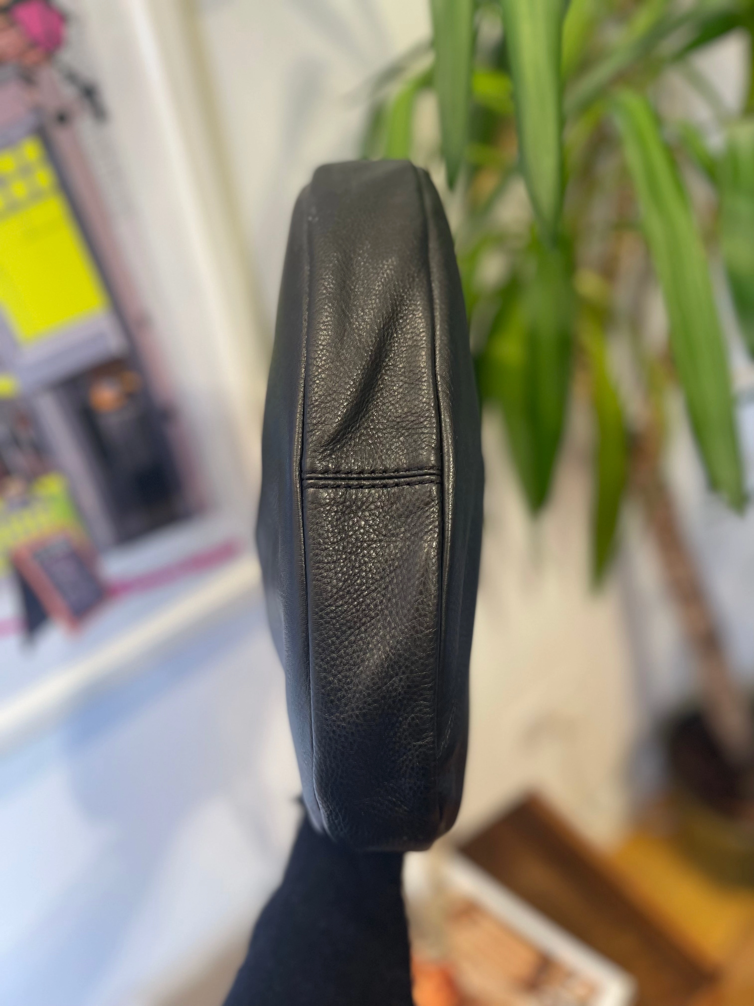 Marc Jacobs Black Leather Hillier Hobo