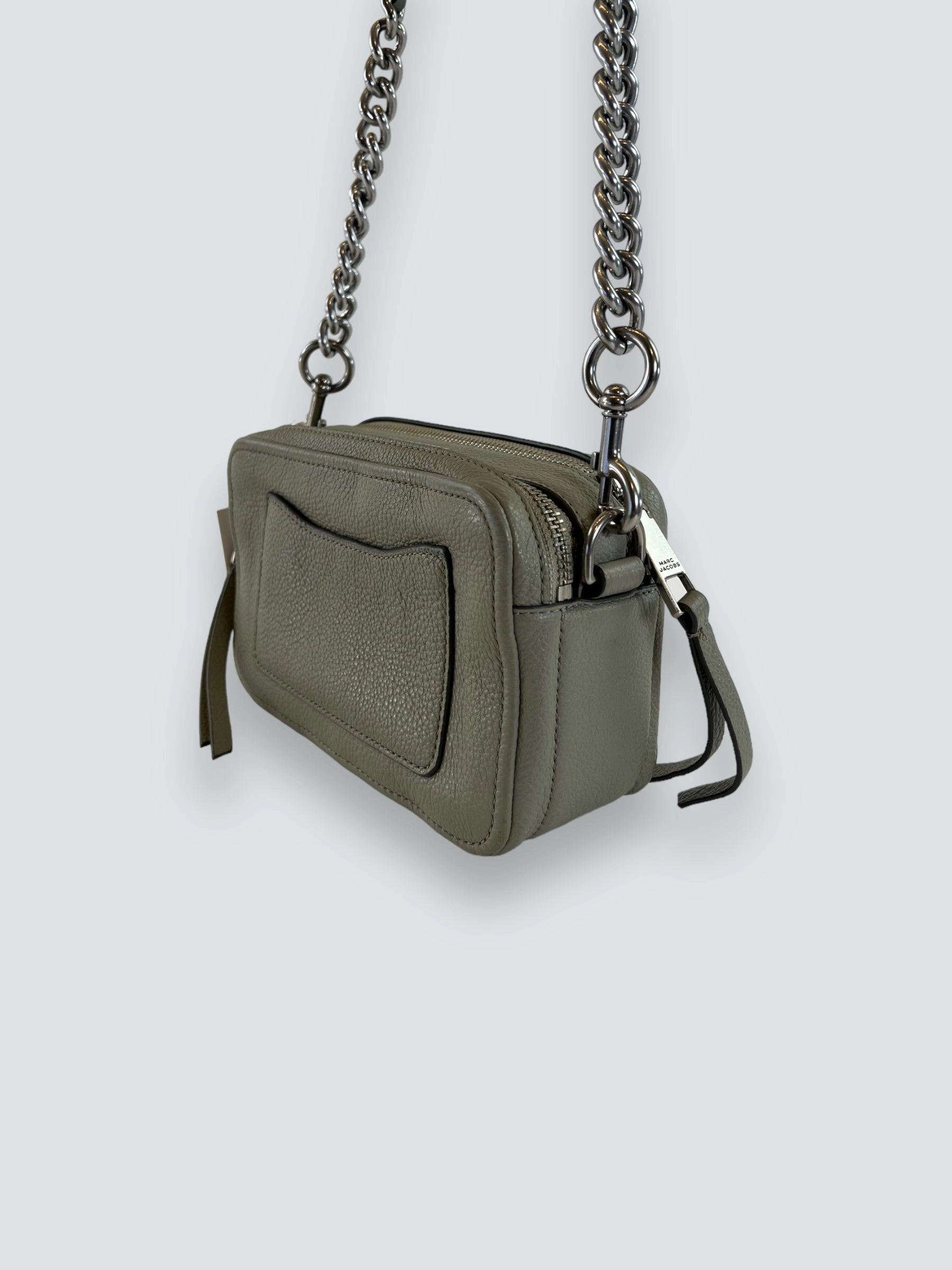 Marc Jacobs Grey The Moto Shot Crossbody